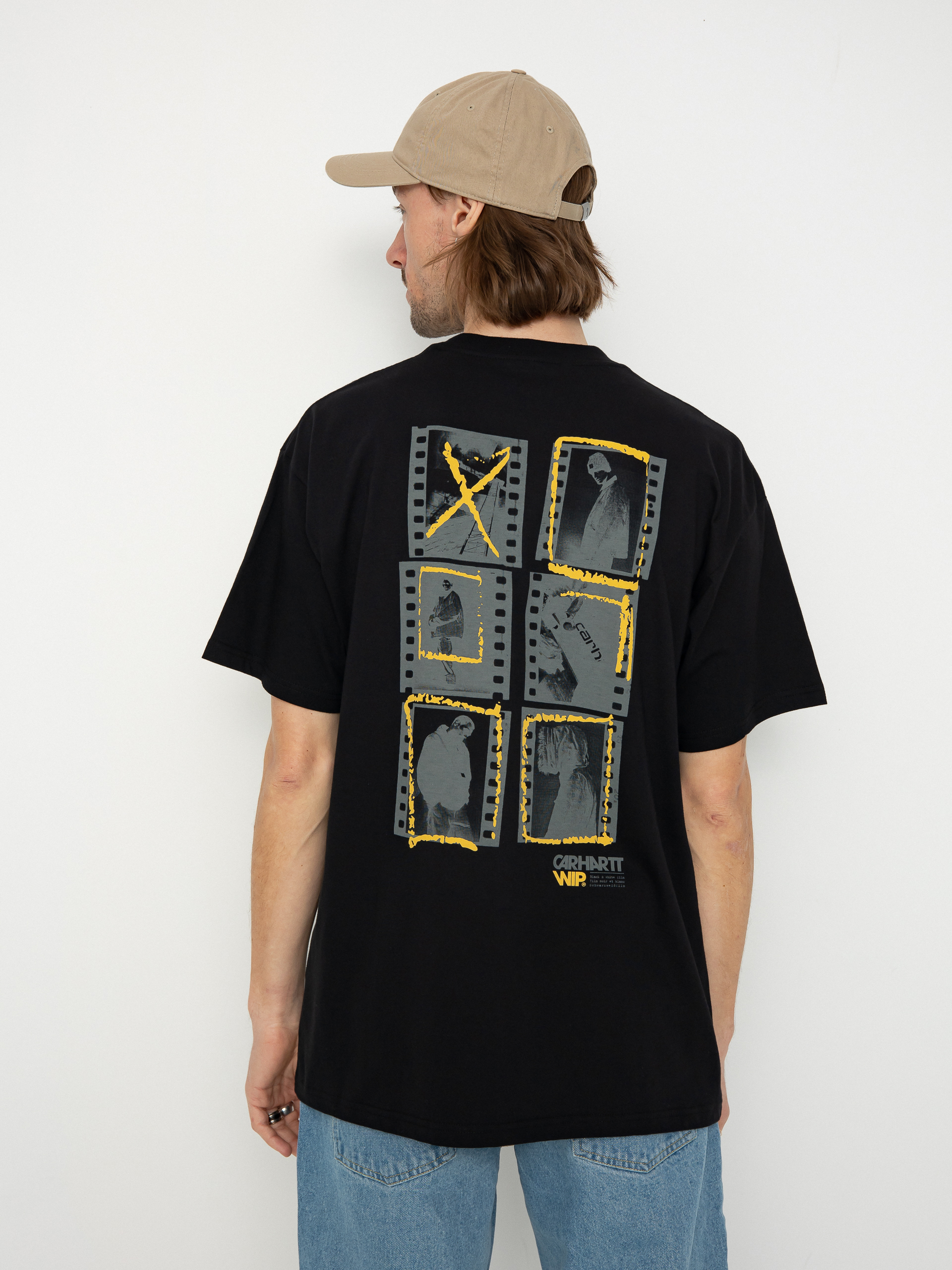 ★2024SS新作★CARHARTT★S/S CONTACT SHEET T-SHIRT Carhartt WIP T-Shirt Contact Sheet - black (black)