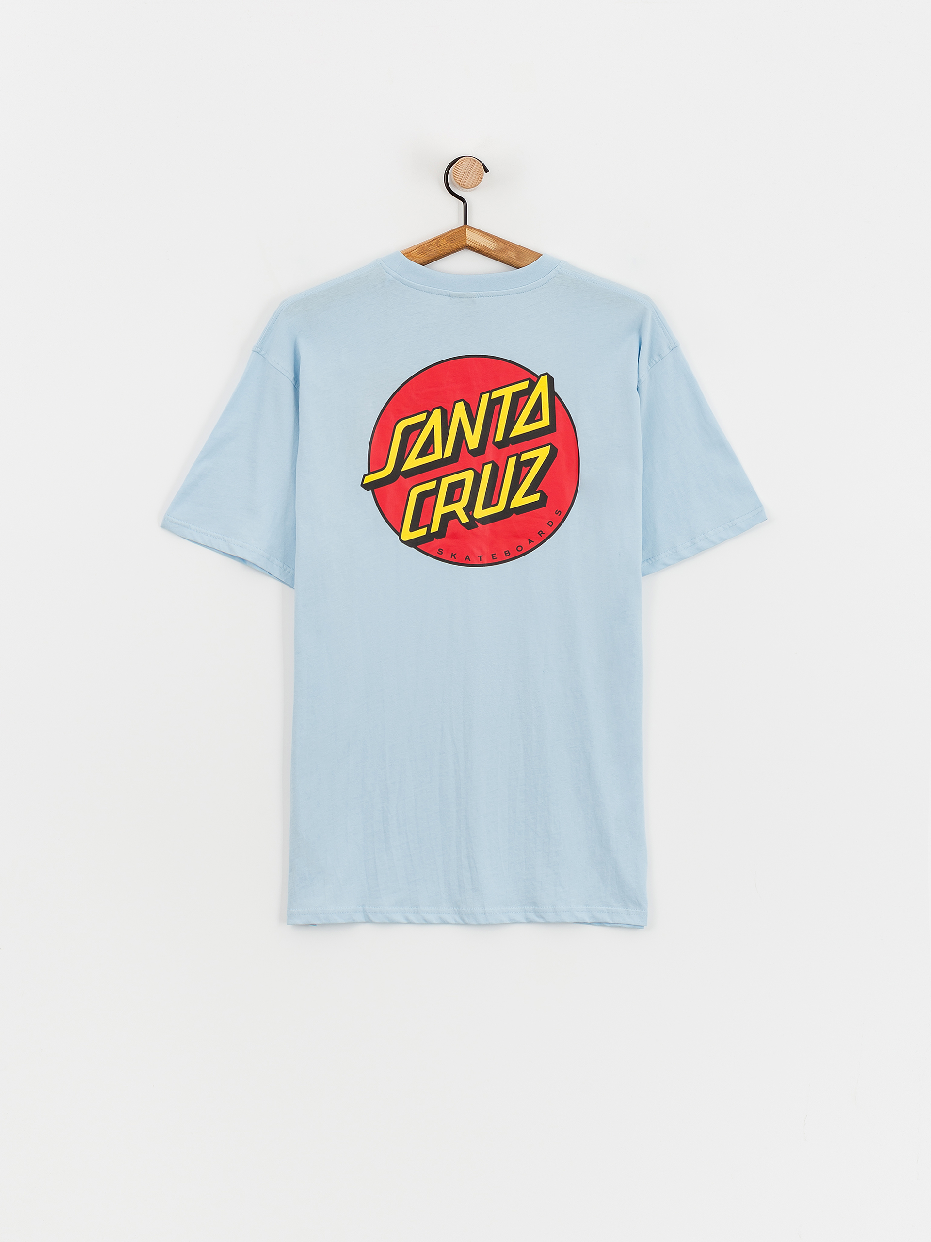 Santa Cruz Classic Dot Chest T-Shirt (sky blue)