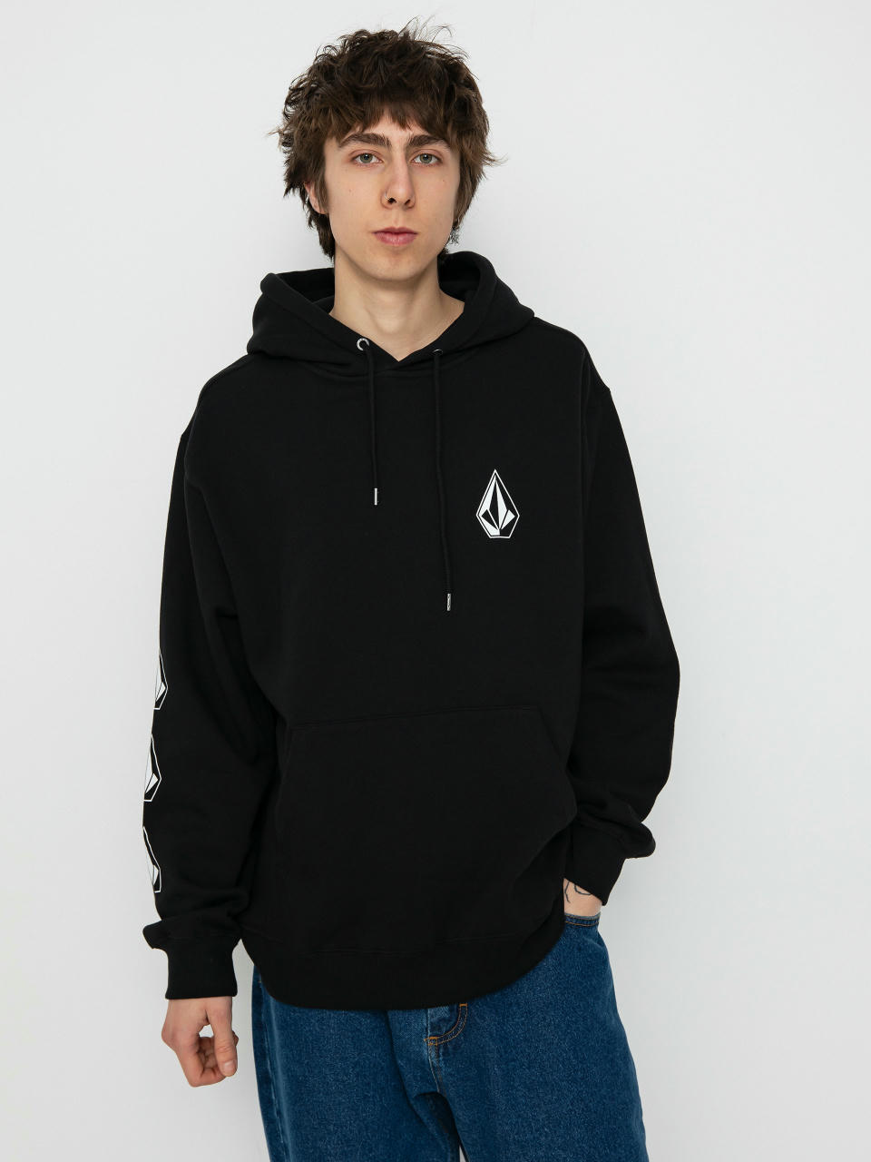 Volcom Hoodie Iconic Stone HD (black)