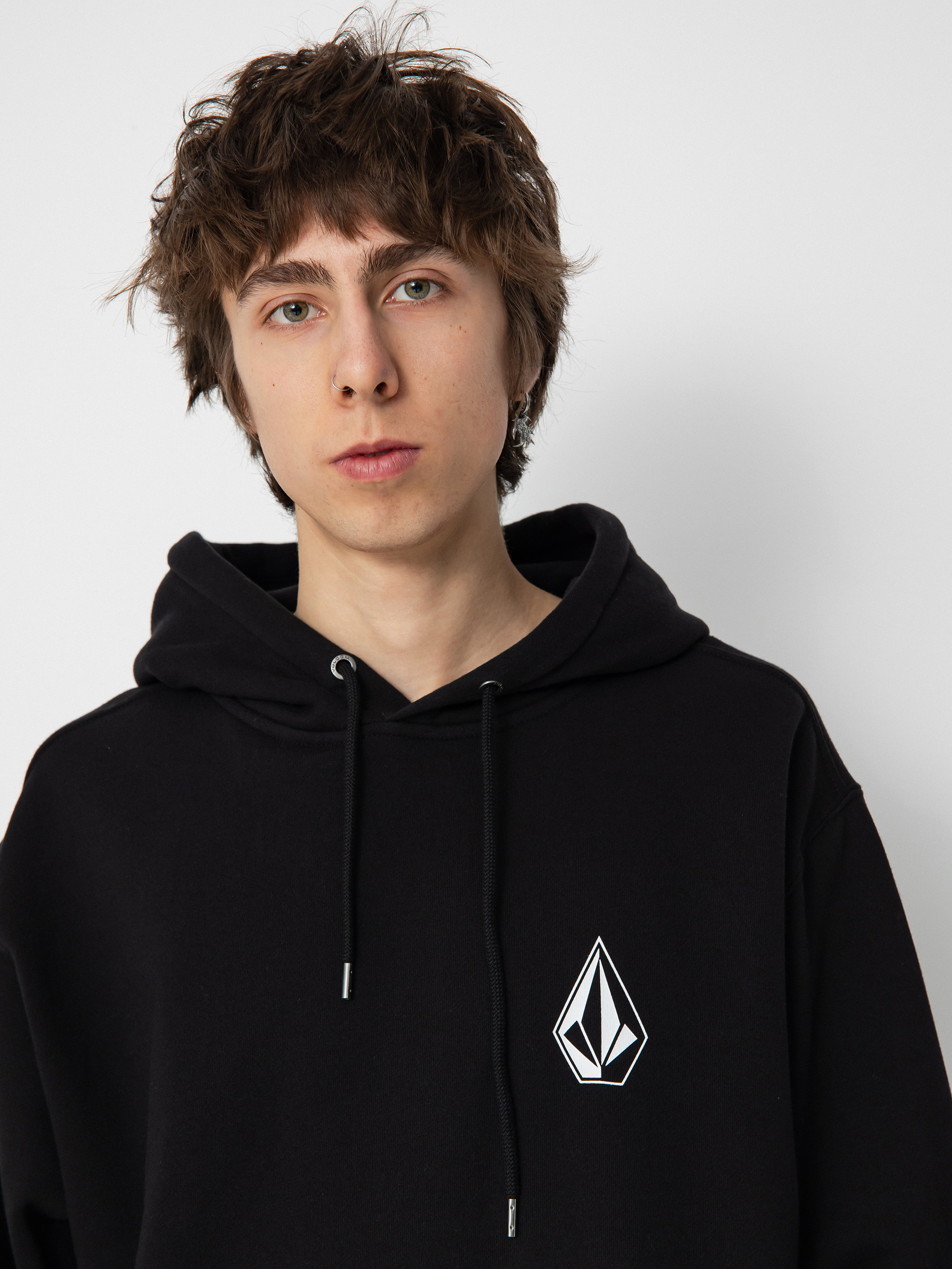 Volcom Hoodie Iconic Stone HD (black)