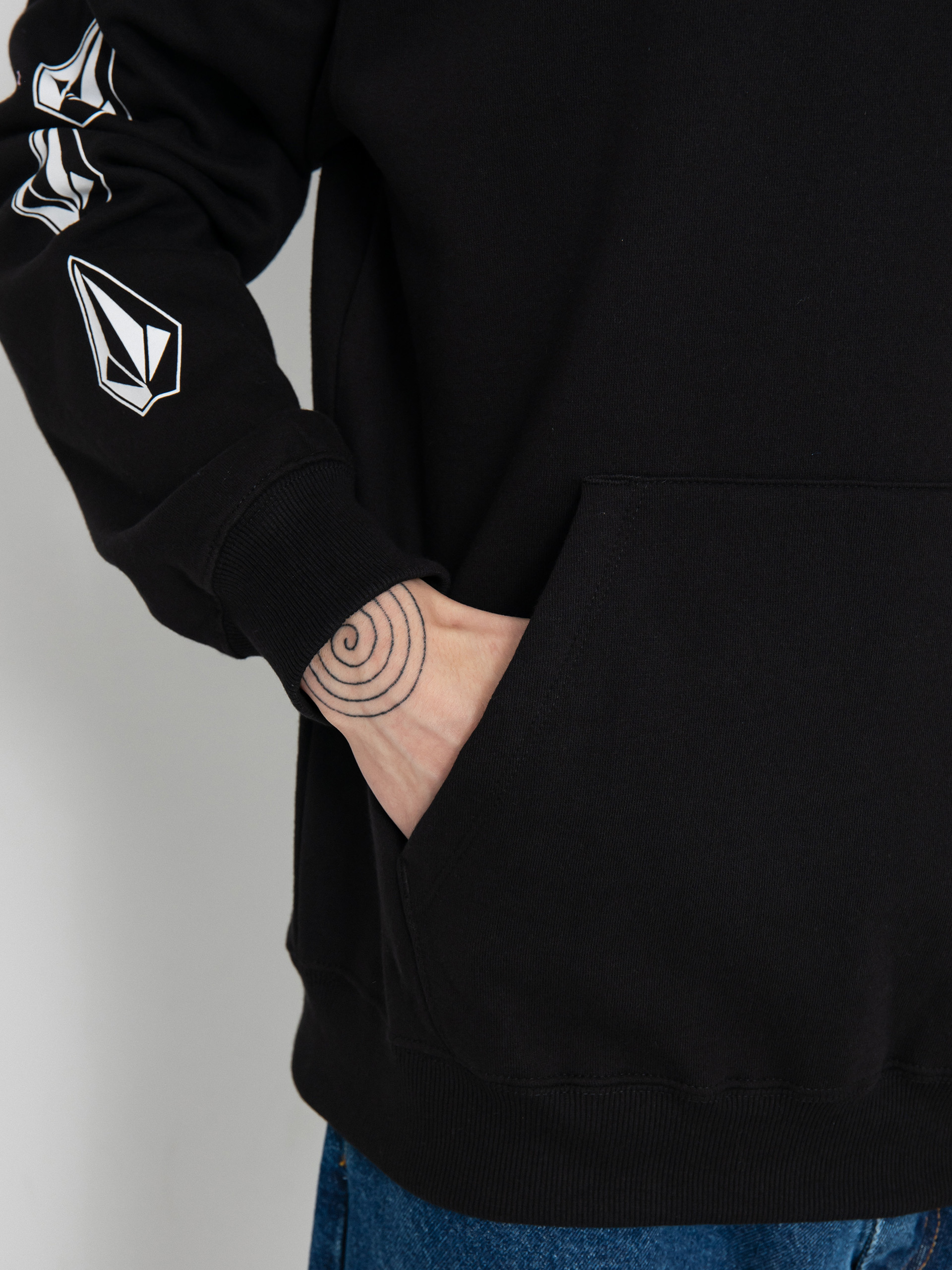 Volcom Hoodie Iconic Stone HD (black)