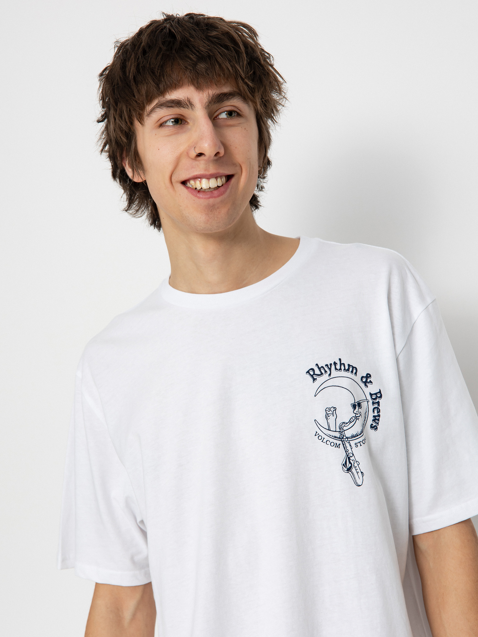 Volcom T-Shirt Rhythm 1991 Bsc (white)