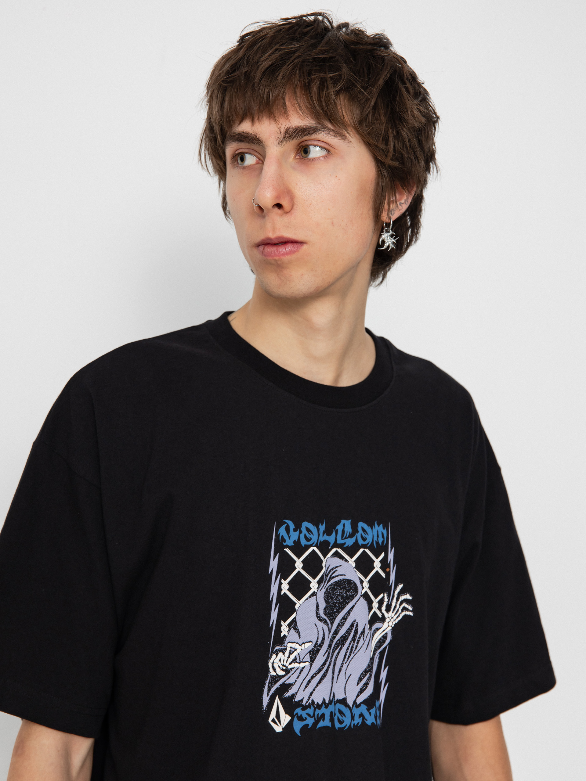 Volcom T-Shirt Thundertaker Lse (black)