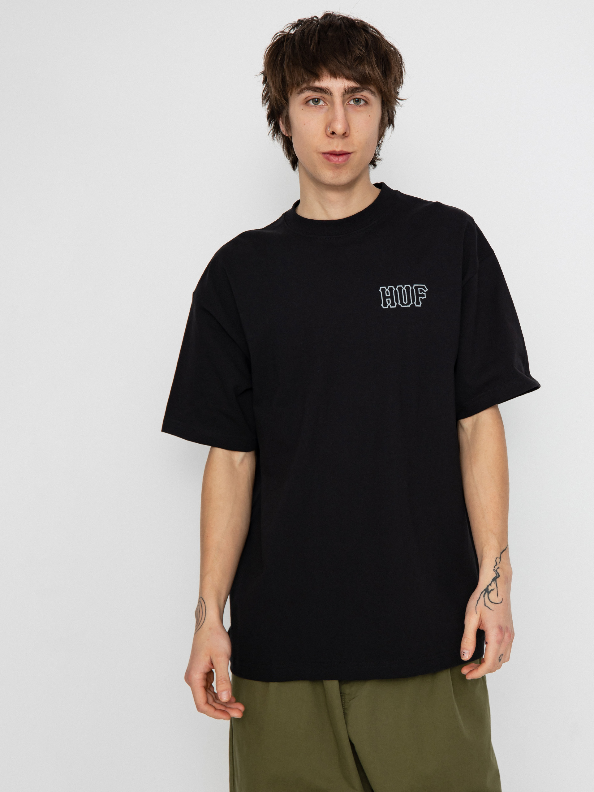 HUF T-Shirt Huf Set H (black)