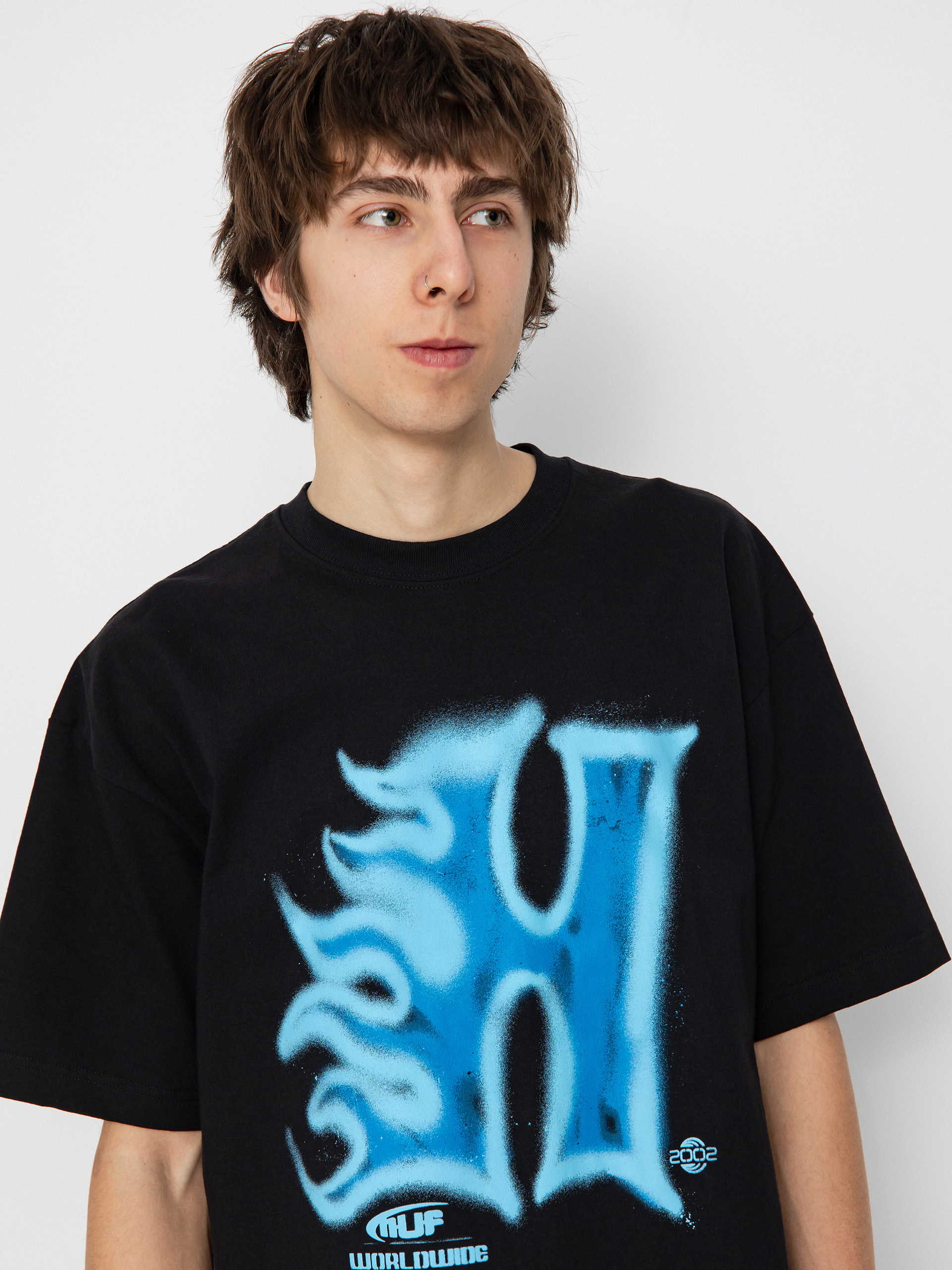 HUF T-Shirt Heat Wave (black)