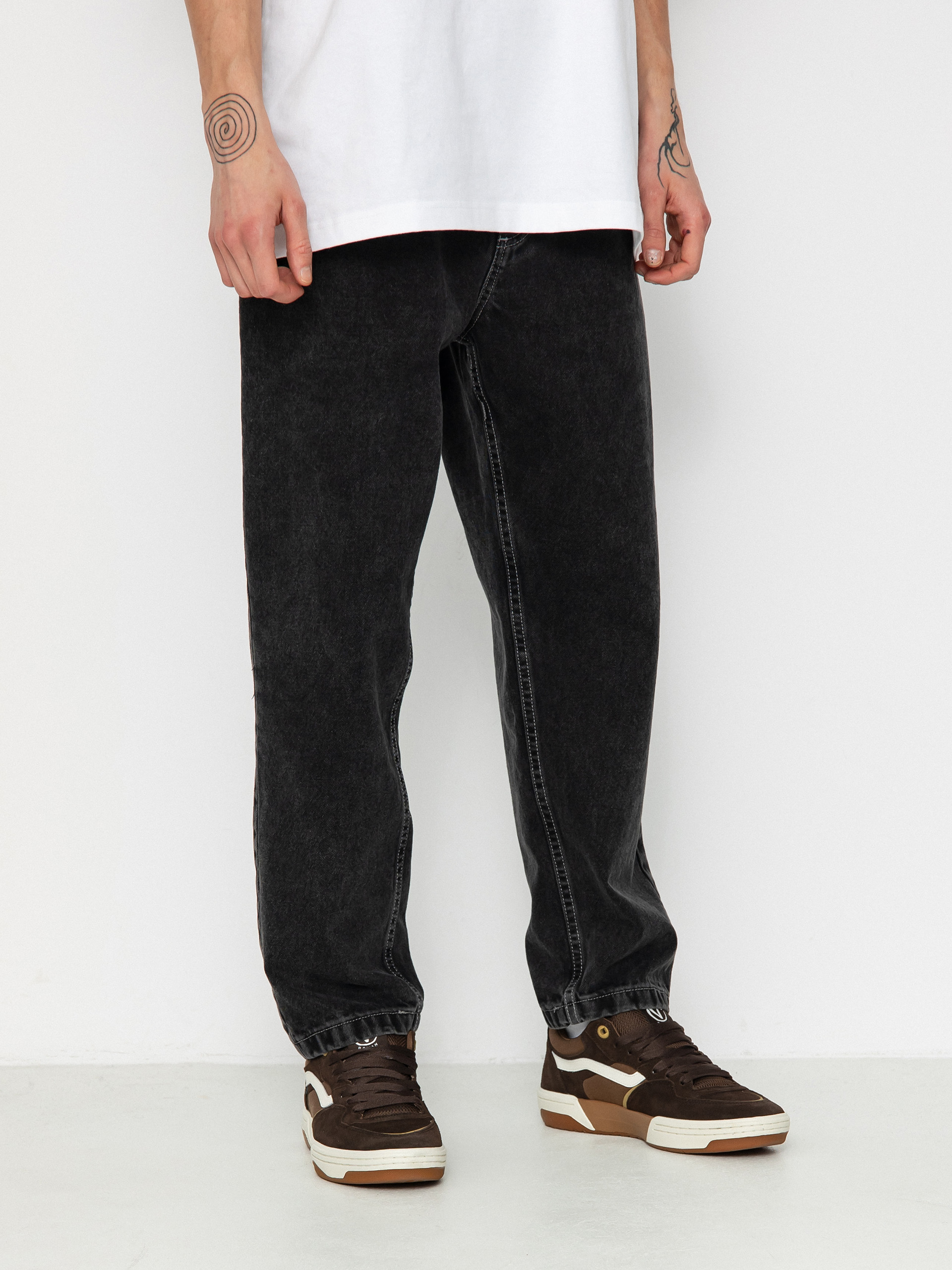 Polar Skate 92! Denim Pants (silver black)