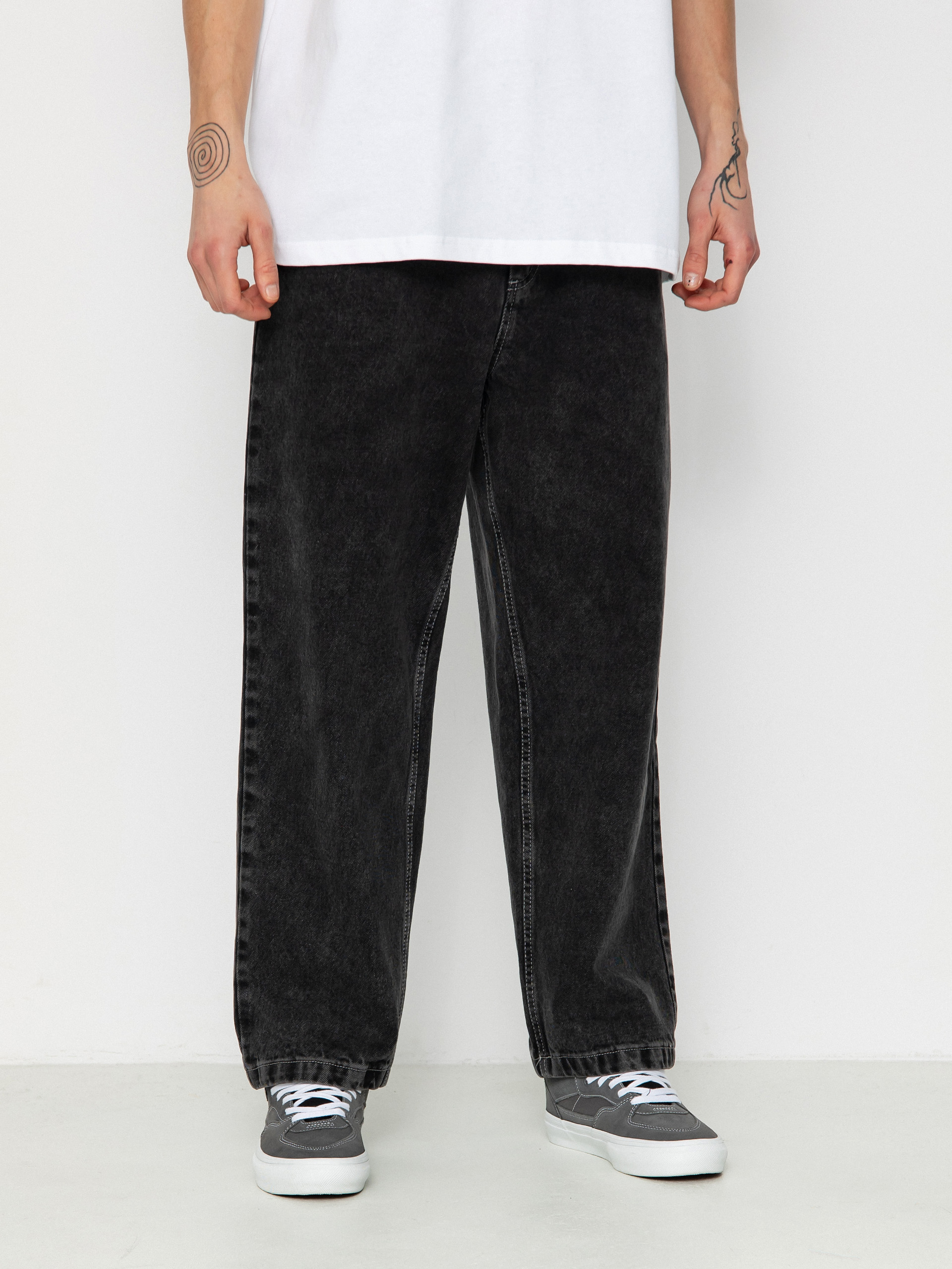 Polar Skate 93! Denim Hose (silver black)