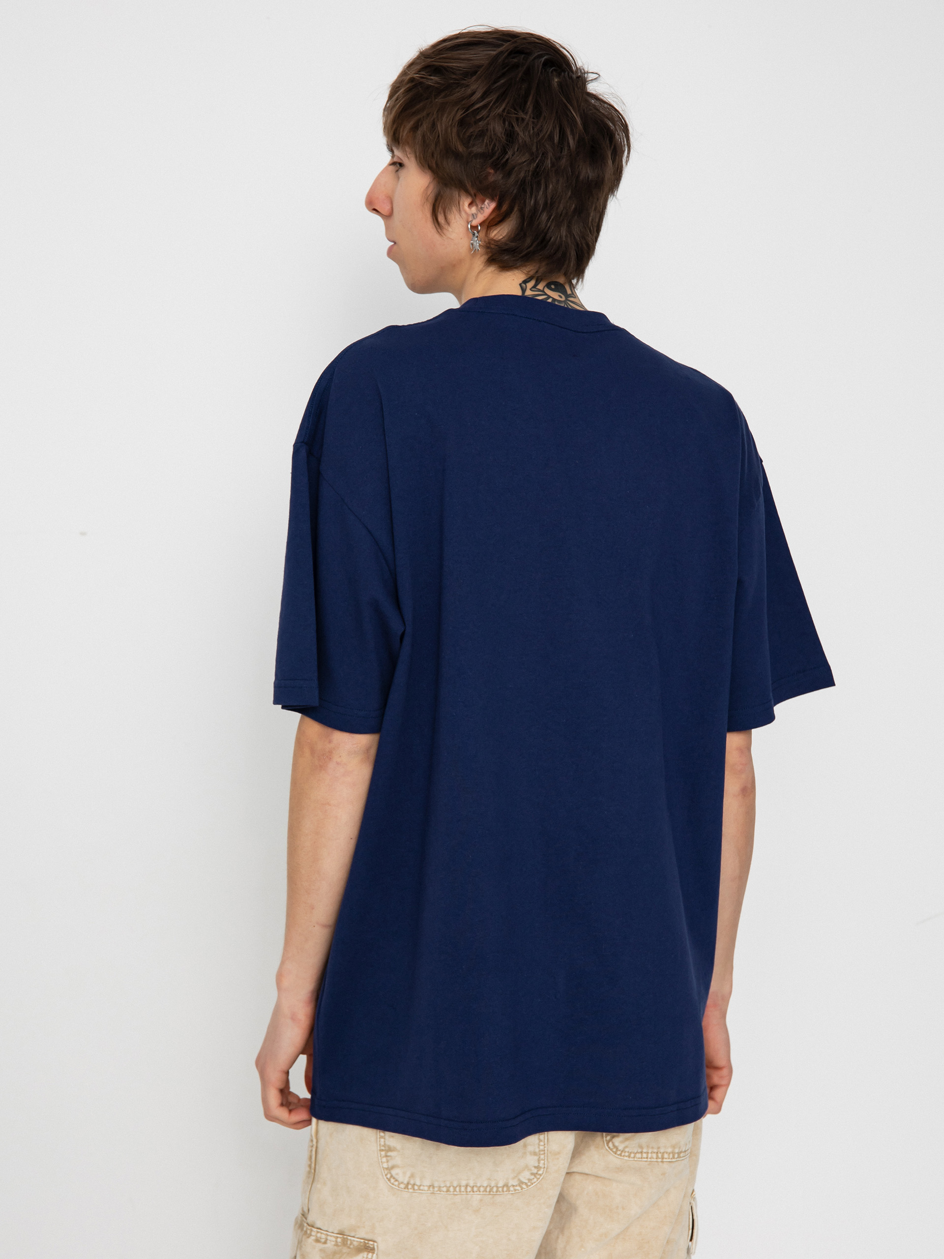 Polar Skate Pink Dress T-Shirt (dark blue)
