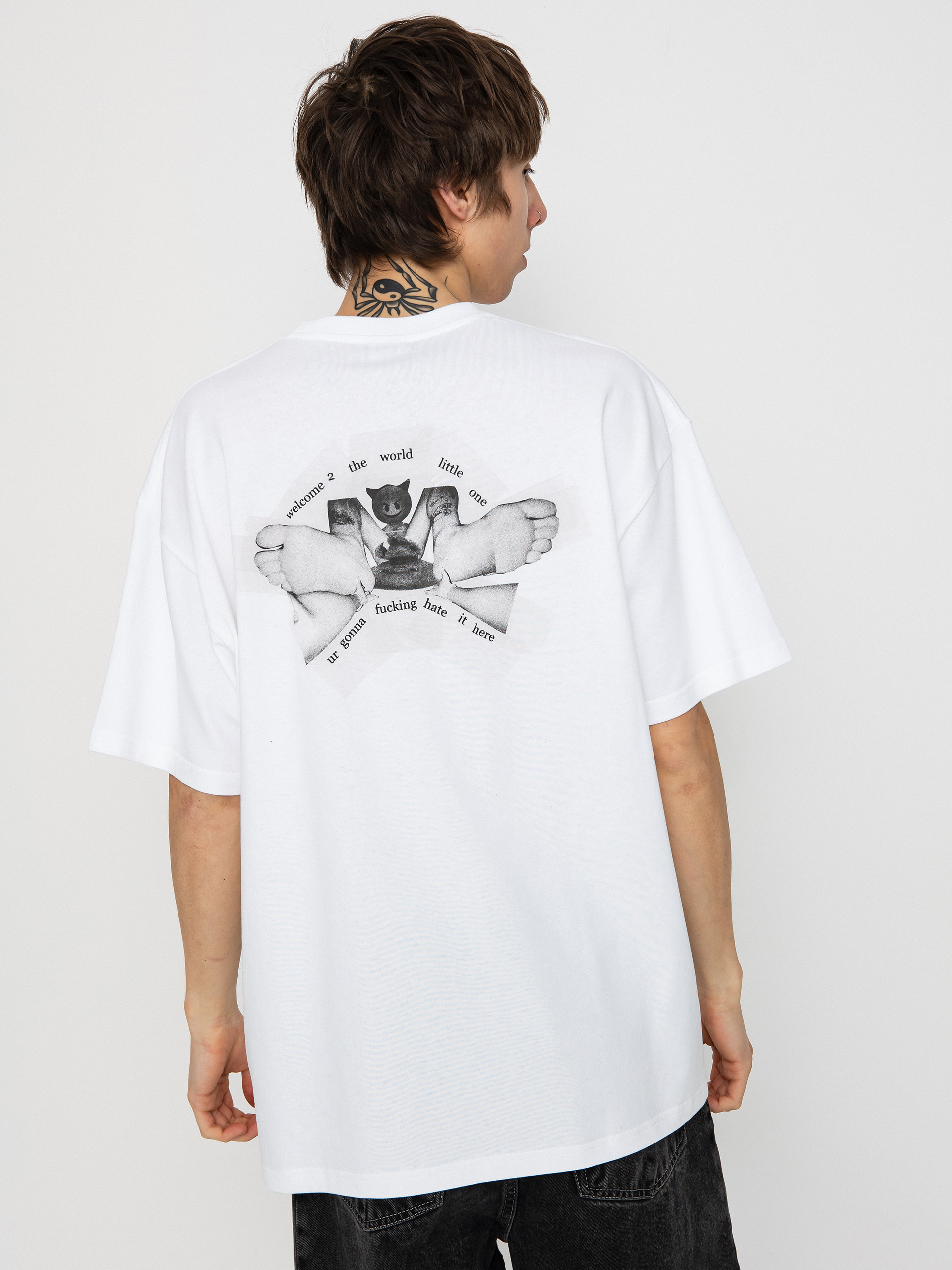 Polar Skate Welcome 2 The World T-Shirt (white)