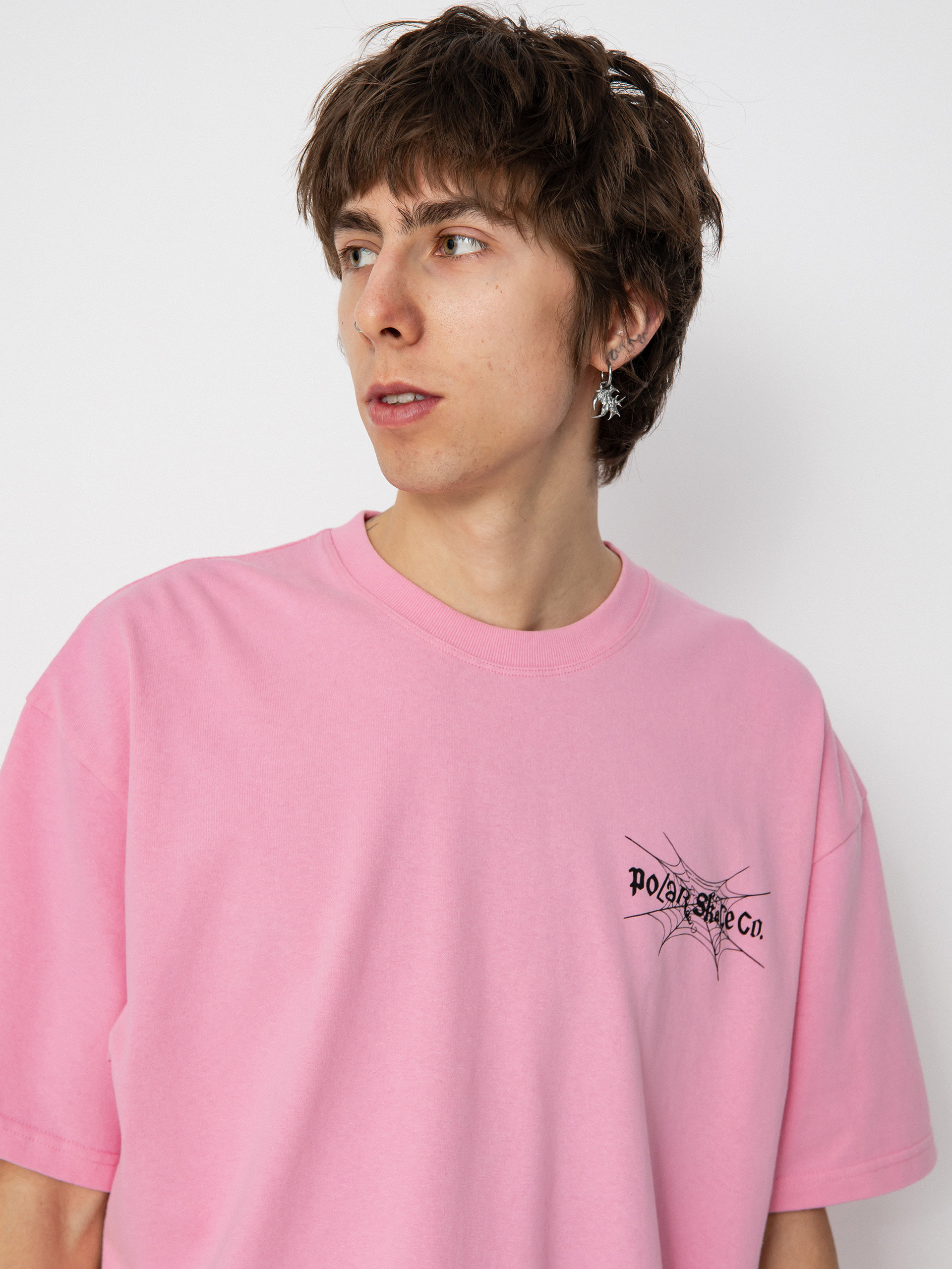 Polar Skate Spiderweb T-Shirt (pink)