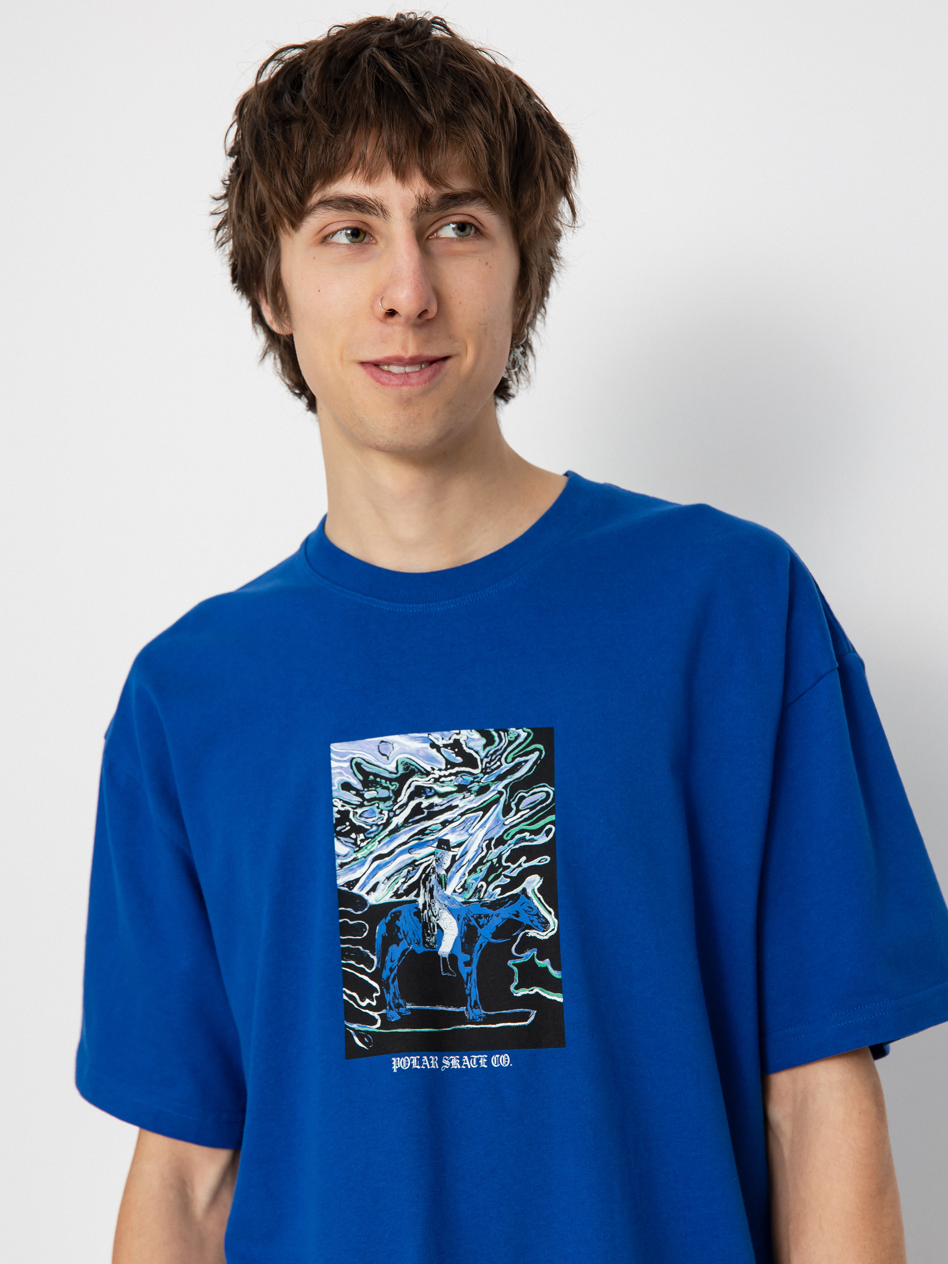 Polar Skate Rider T-Shirt (egyptian blue)