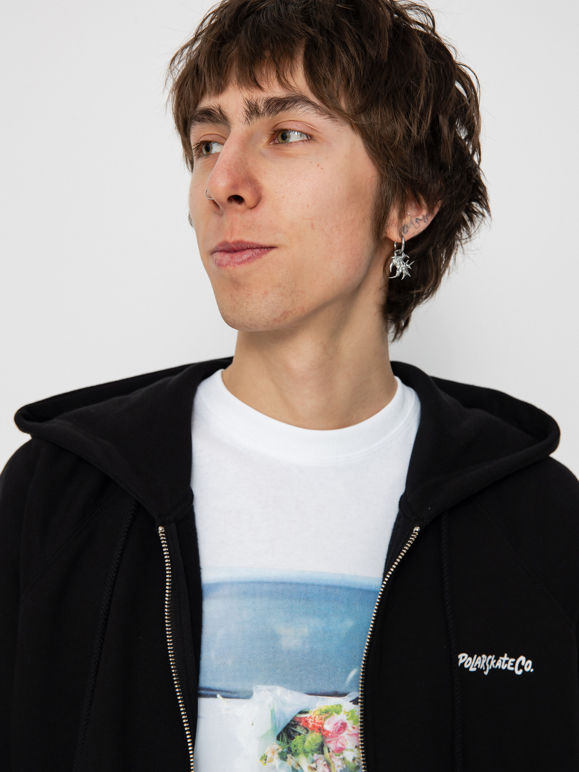 Polar Skate Hoodie Default Zip Hoodie 12 Faces ZHD (black)