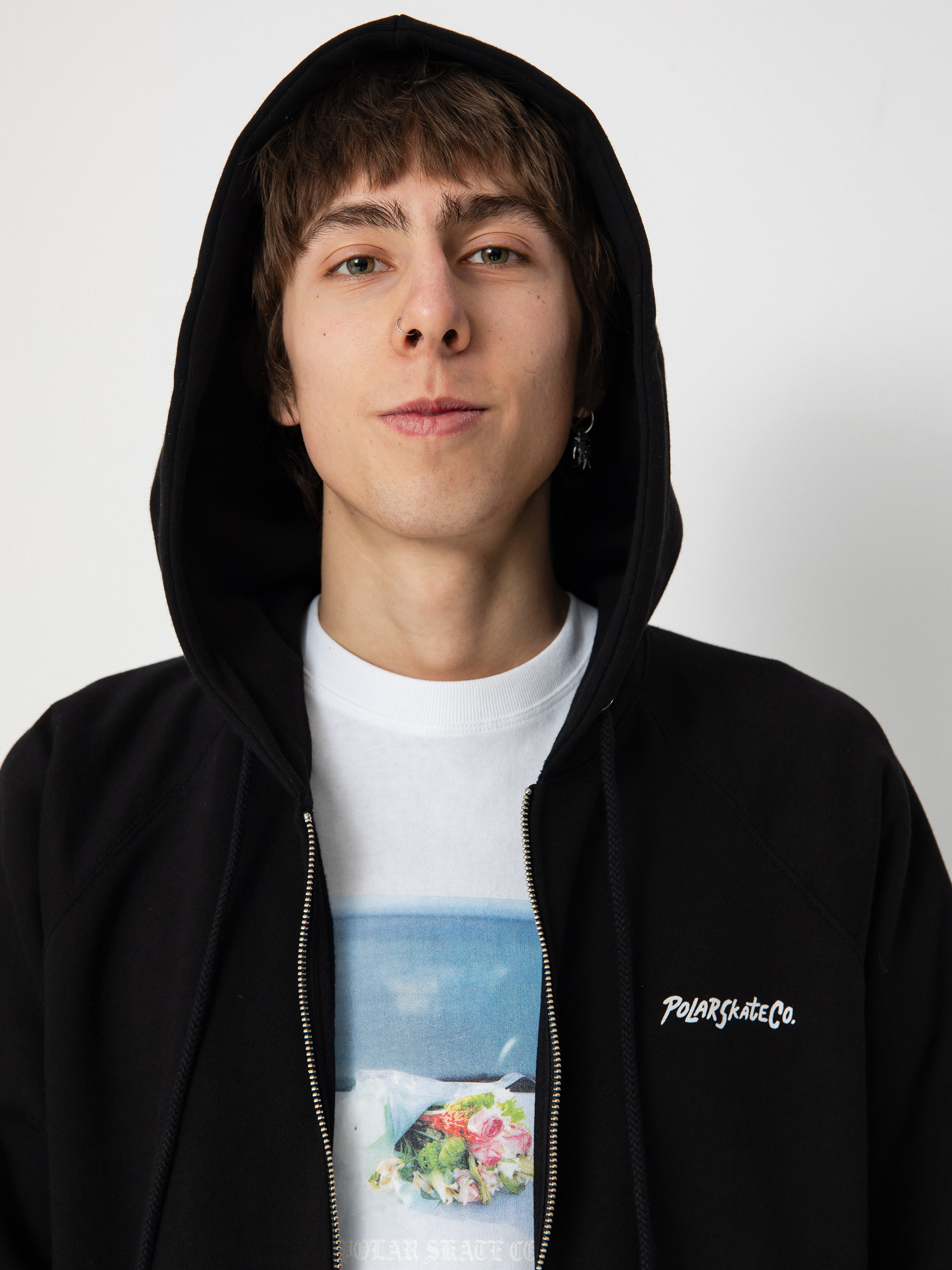 Polar Skate Hoodie Default Zip Hoodie 12 Faces ZHD (black)