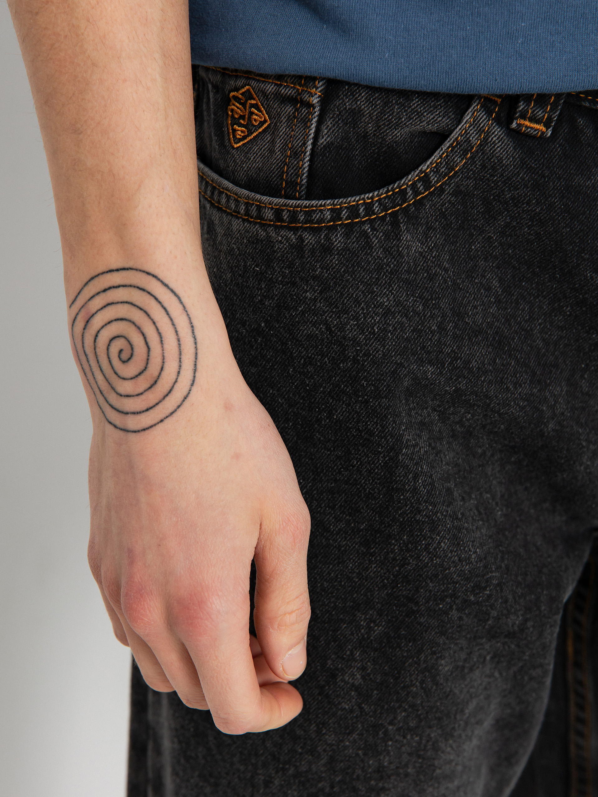 Polar Skate Pants 89! Denim (washed black)