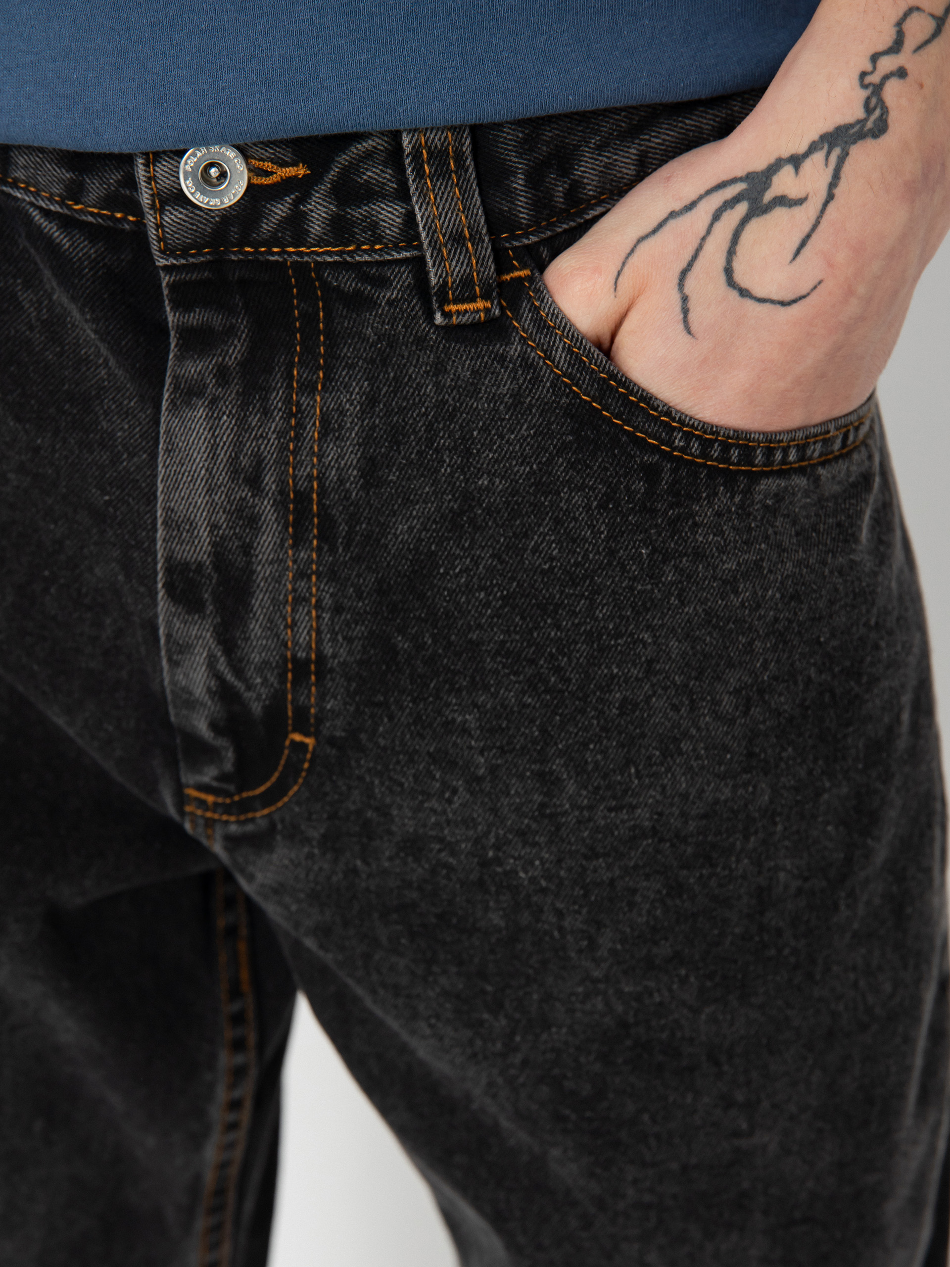 Polar Skate Pants 89! Denim (washed black)