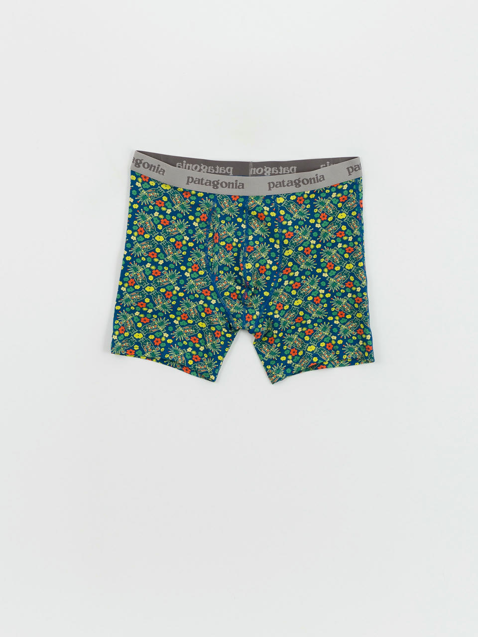 Patagonia Men's Essential Boxer Briefs - 6 -Fire Floral: New Navy