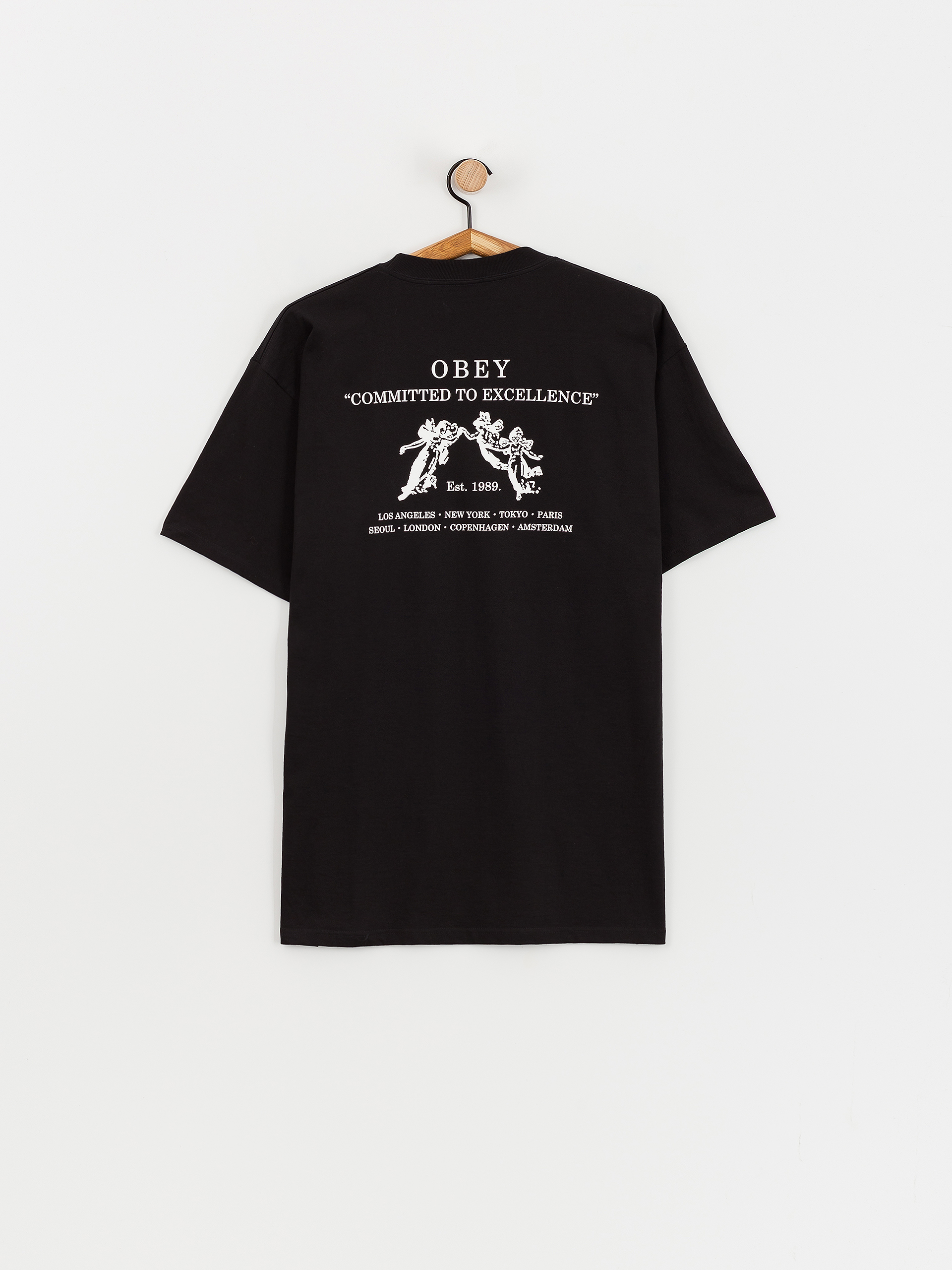 OBEY Committed To Excellence T Shirt black black