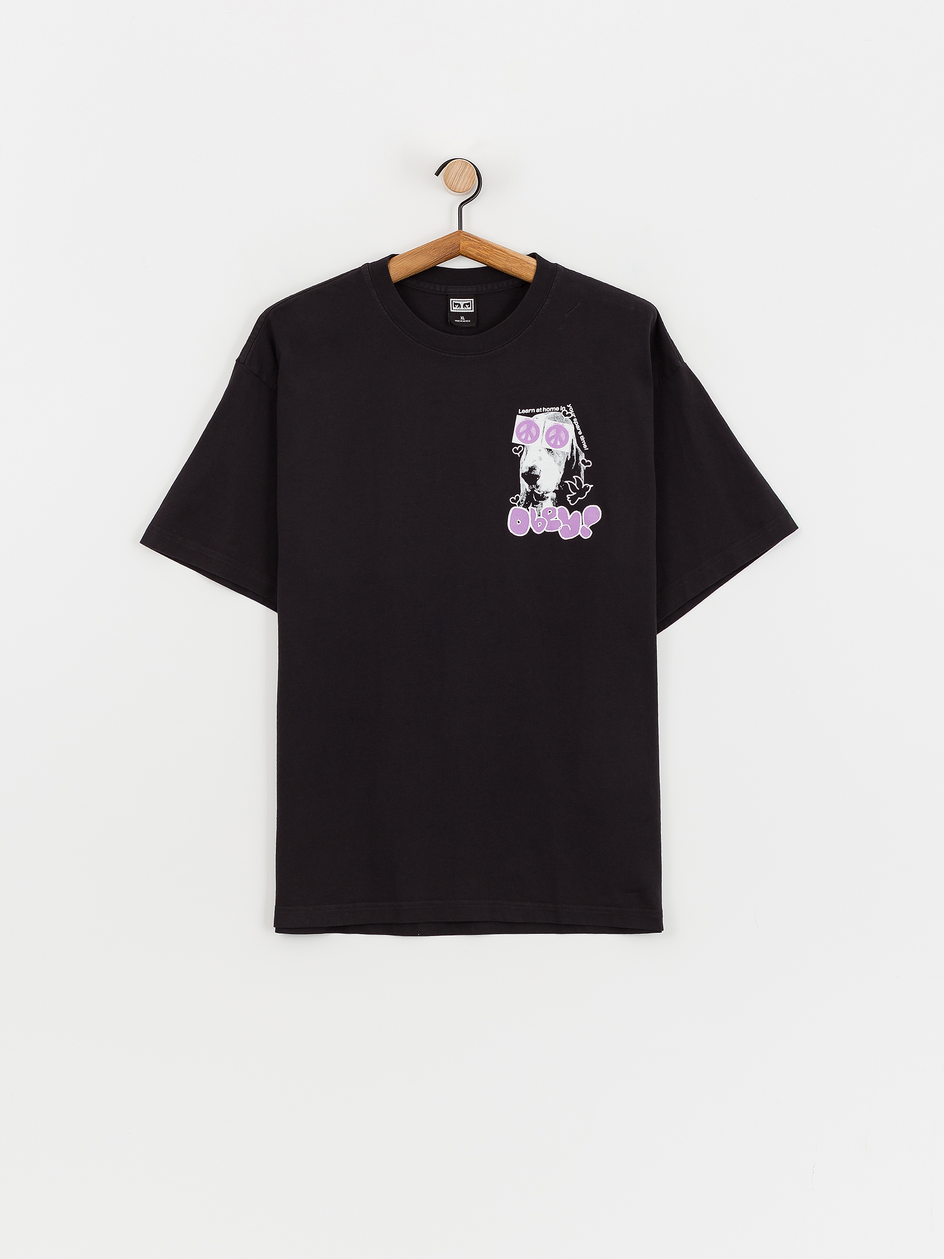 Tシャツ・カットソー OBEY SS25 T-SHIRT CON LOGO (131080365 BLACK) OBEY | Black Men's T-shirt | YOOX