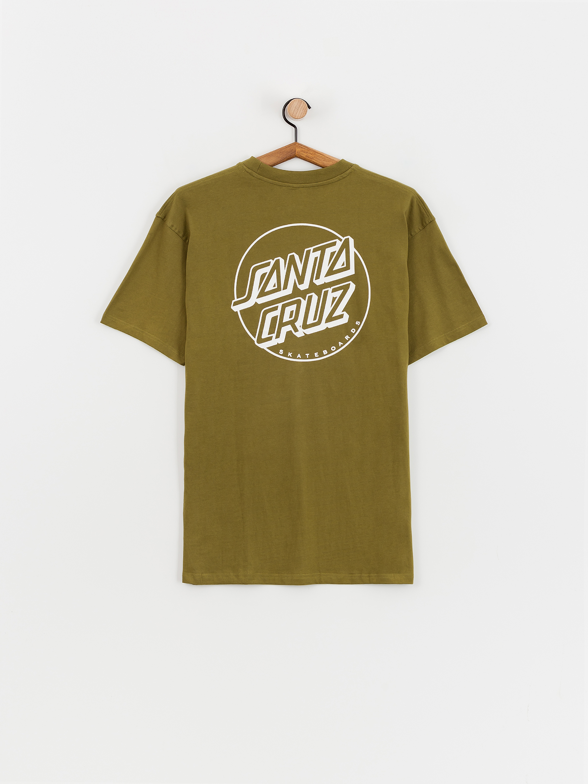 Santa Cruz Opus Dot Stripe T-Shirt - green (sea kelp)