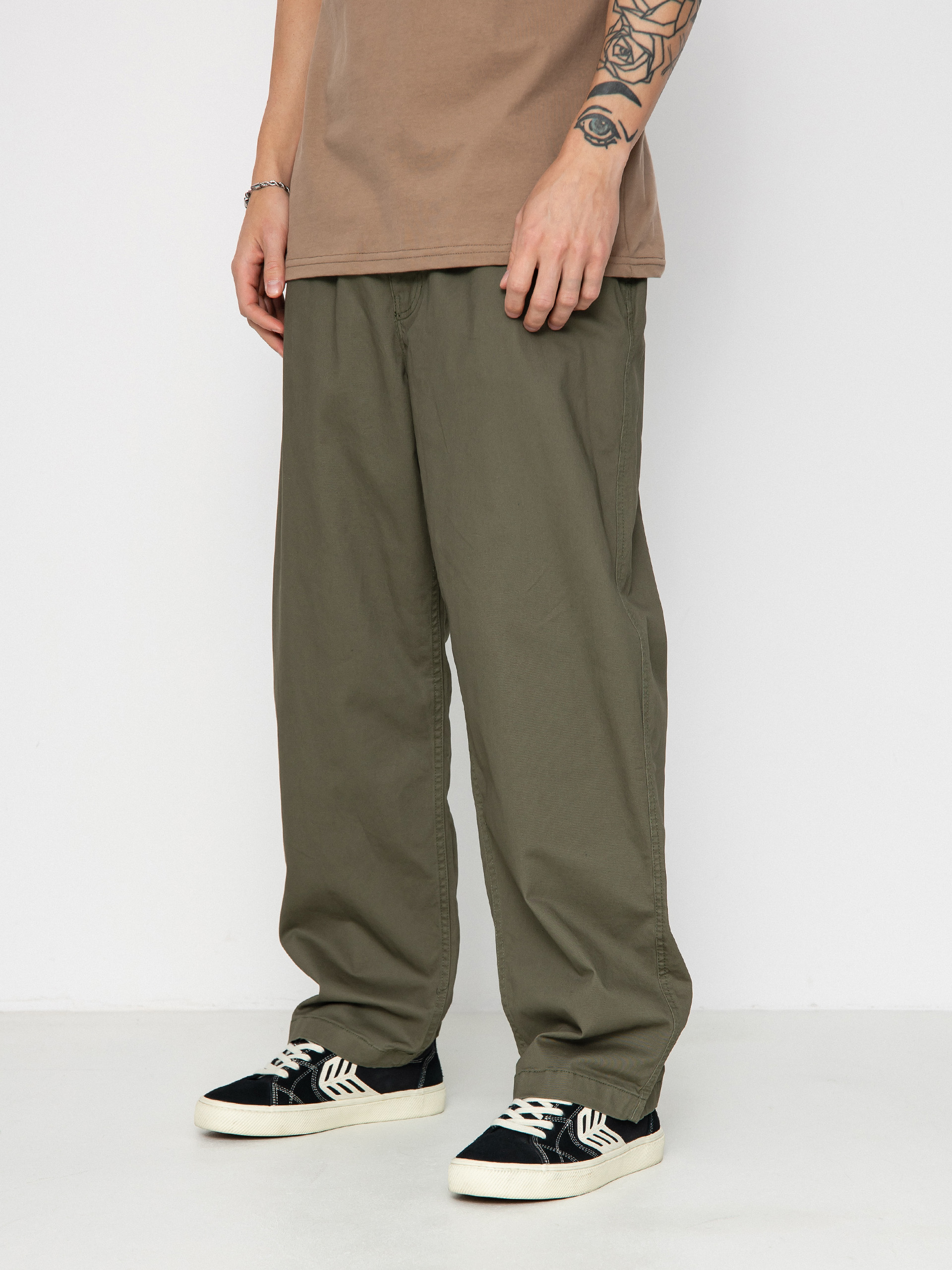 Element Howland Big Chino Pants - green (beetle)