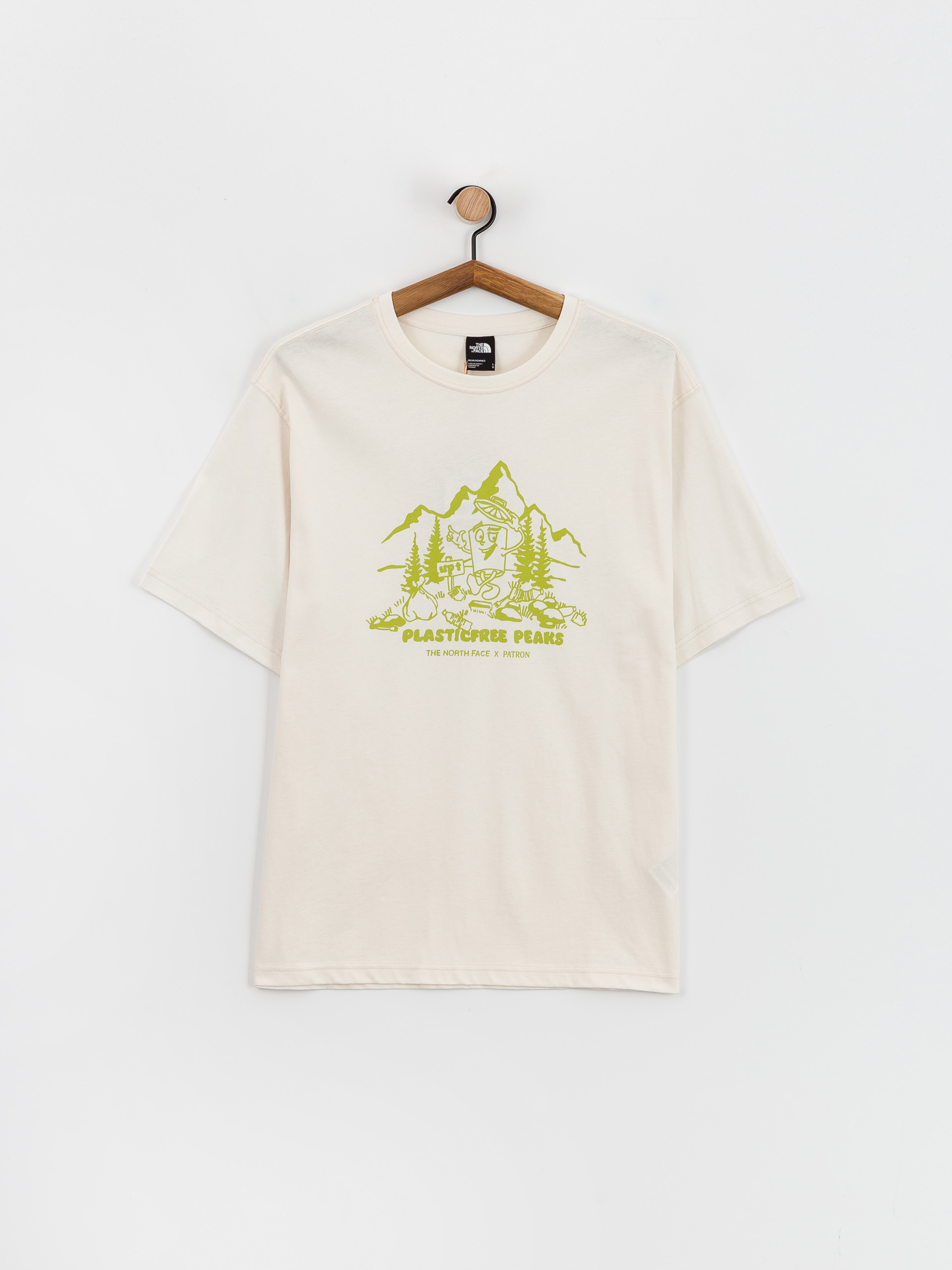 【THE NORTH FACE】\"Mountain Fun\" Print半袖Tシャツ/white dune The North Face Mens - Outdoor Graphic S/S Tee T-shirt