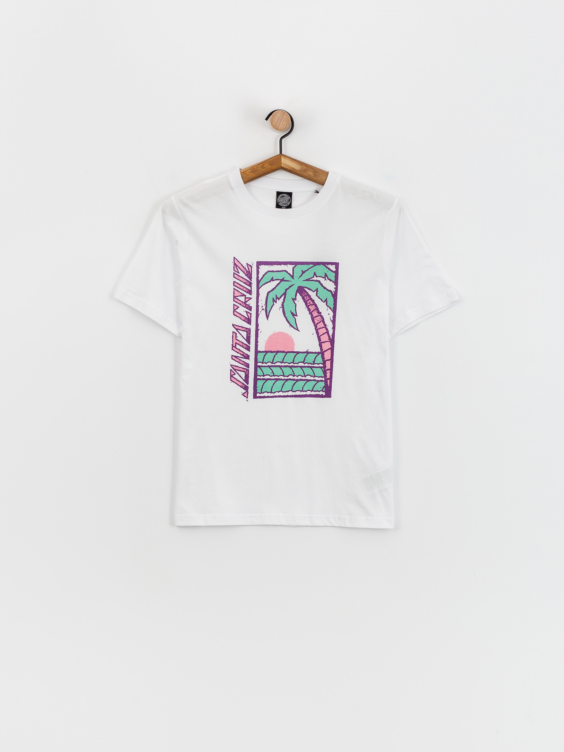 Santa Cruz T-Shirt Palm Strip Wmn (white)