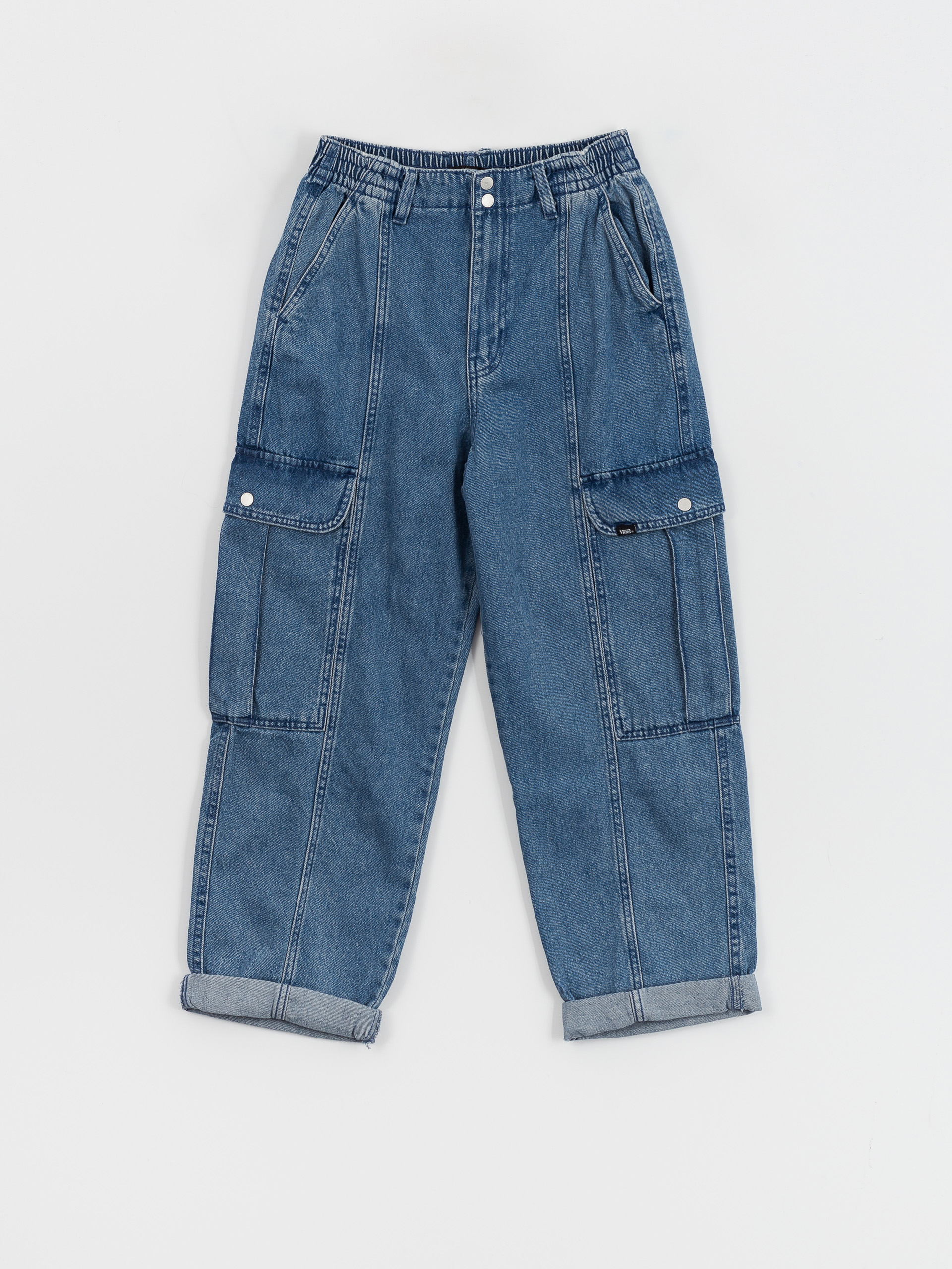 Vans Hose Sidewalk Denim Cargo Wmn (stone wash)