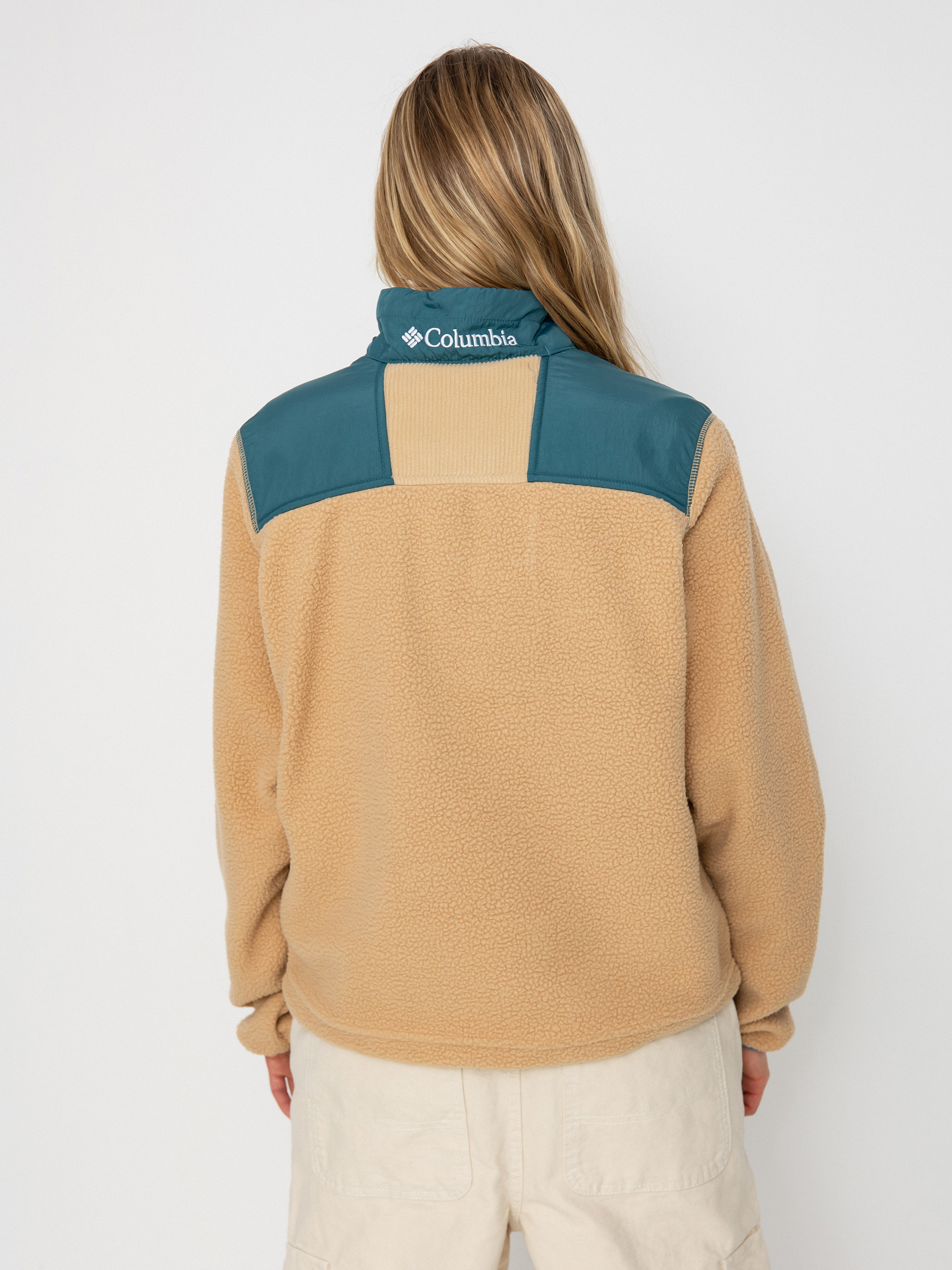 Damen Columbia Riptide Fleece Jacke (canoe/cloudburst/salmon rose)