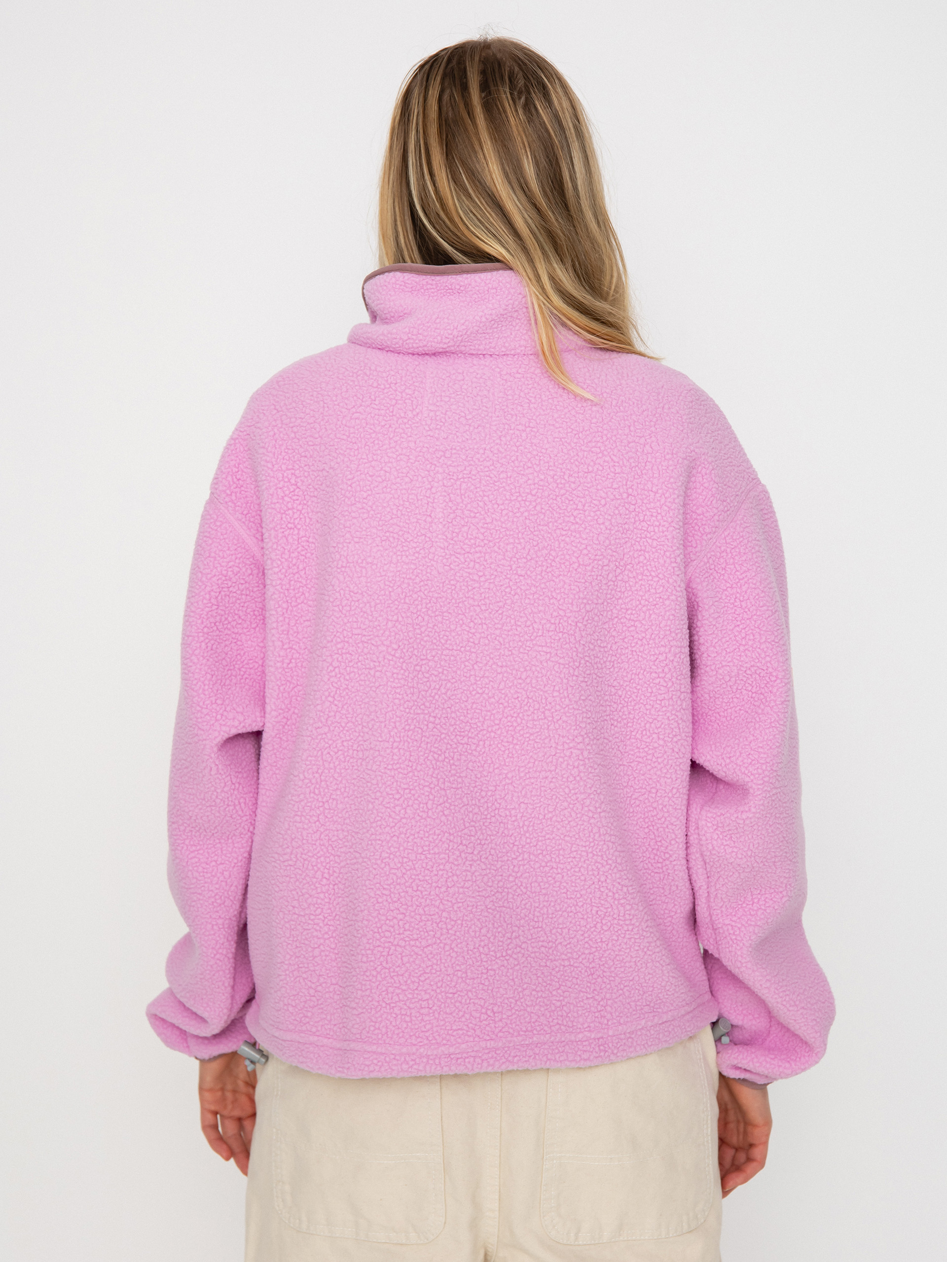 Womens Columbia Helvetia Cropped Fleece  (cosmos/salmon rose/fig)
