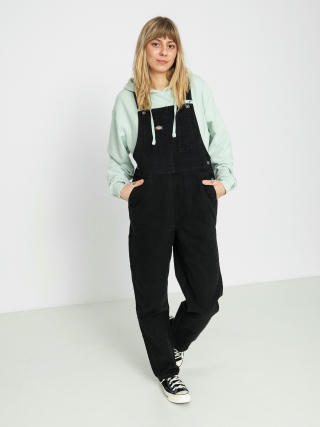 Dickies Duck Canvas Classic Bib Wmn Hose (stone washed black)