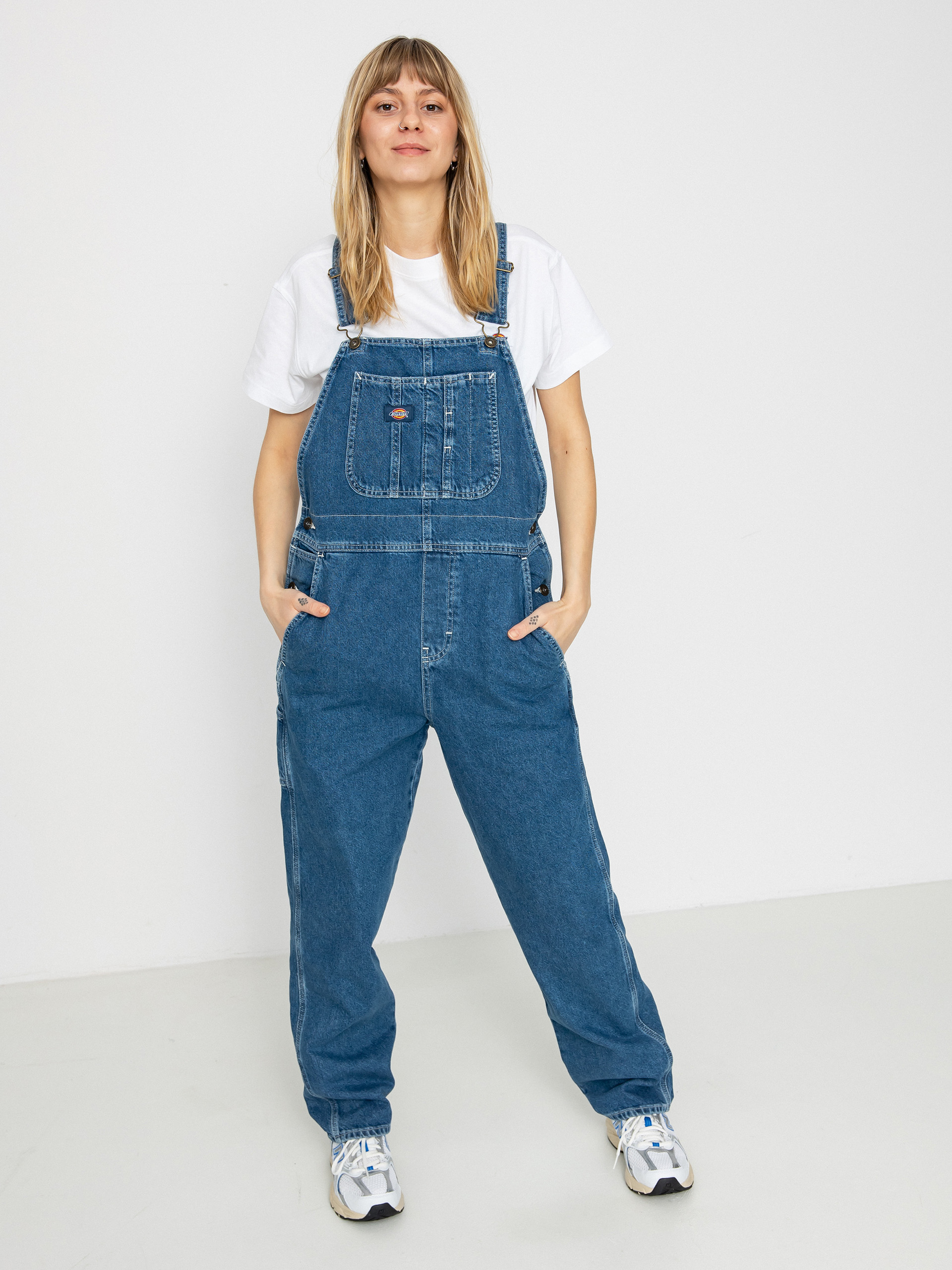 Dickies Classic Denim Bib Wmn Hose (classic blue)