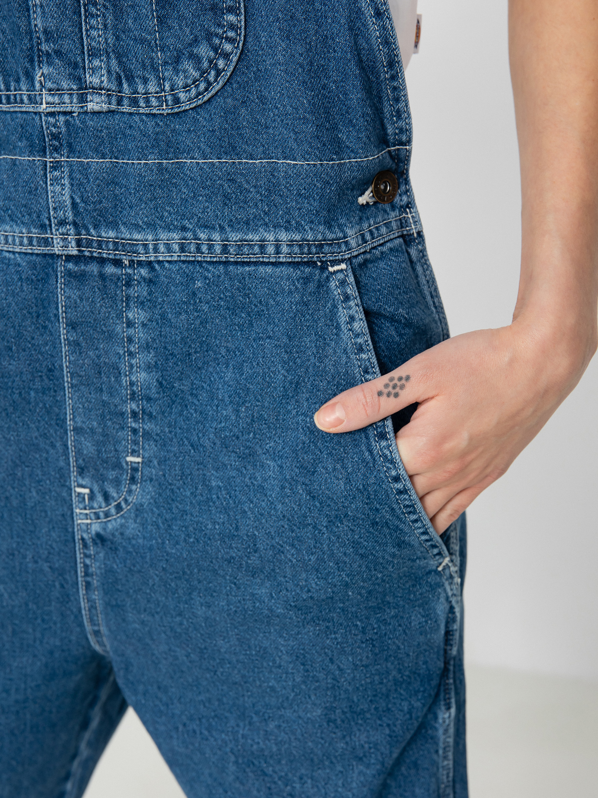 Dickies Classic Denim Bib Wmn Hose (classic blue)