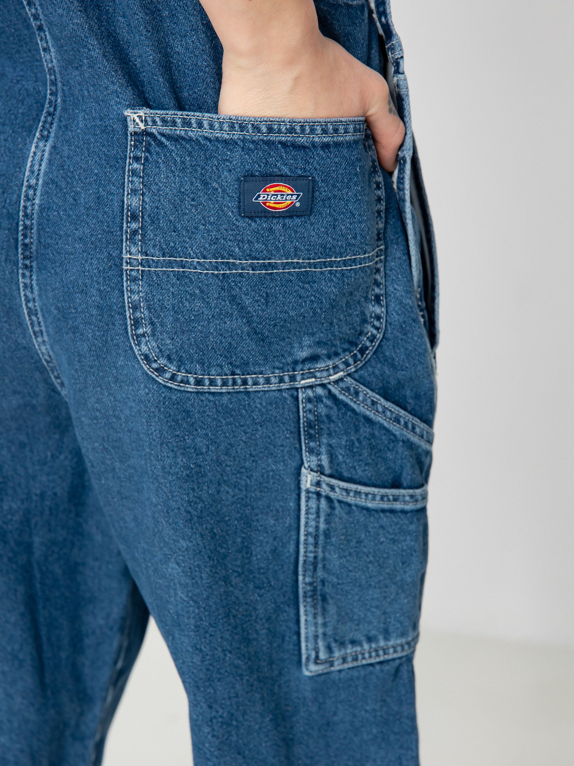 Dickies Classic Denim Bib Wmn Hose (classic blue)