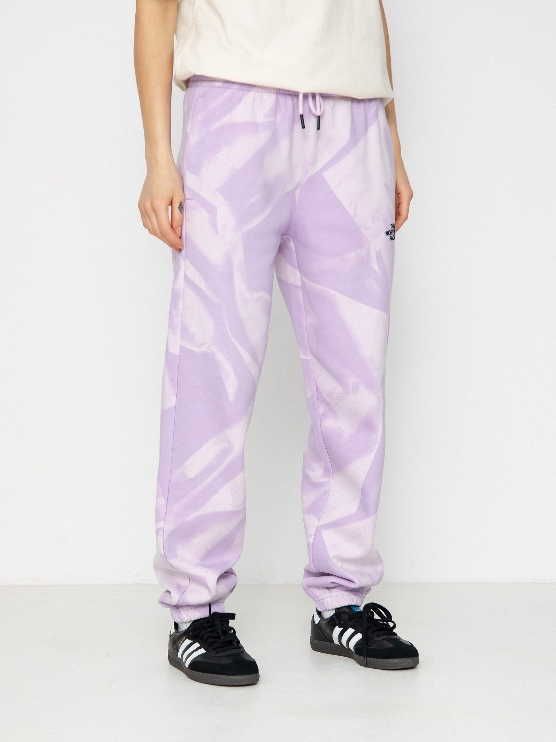 The North Face Hose Essential Jogger Print Wmn (icy lilac garment fold)