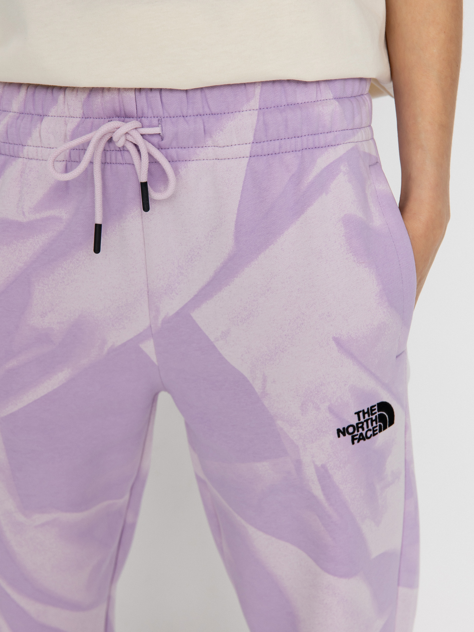 The North Face Hose Essential Jogger Print Wmn (icy lilac garment fold)