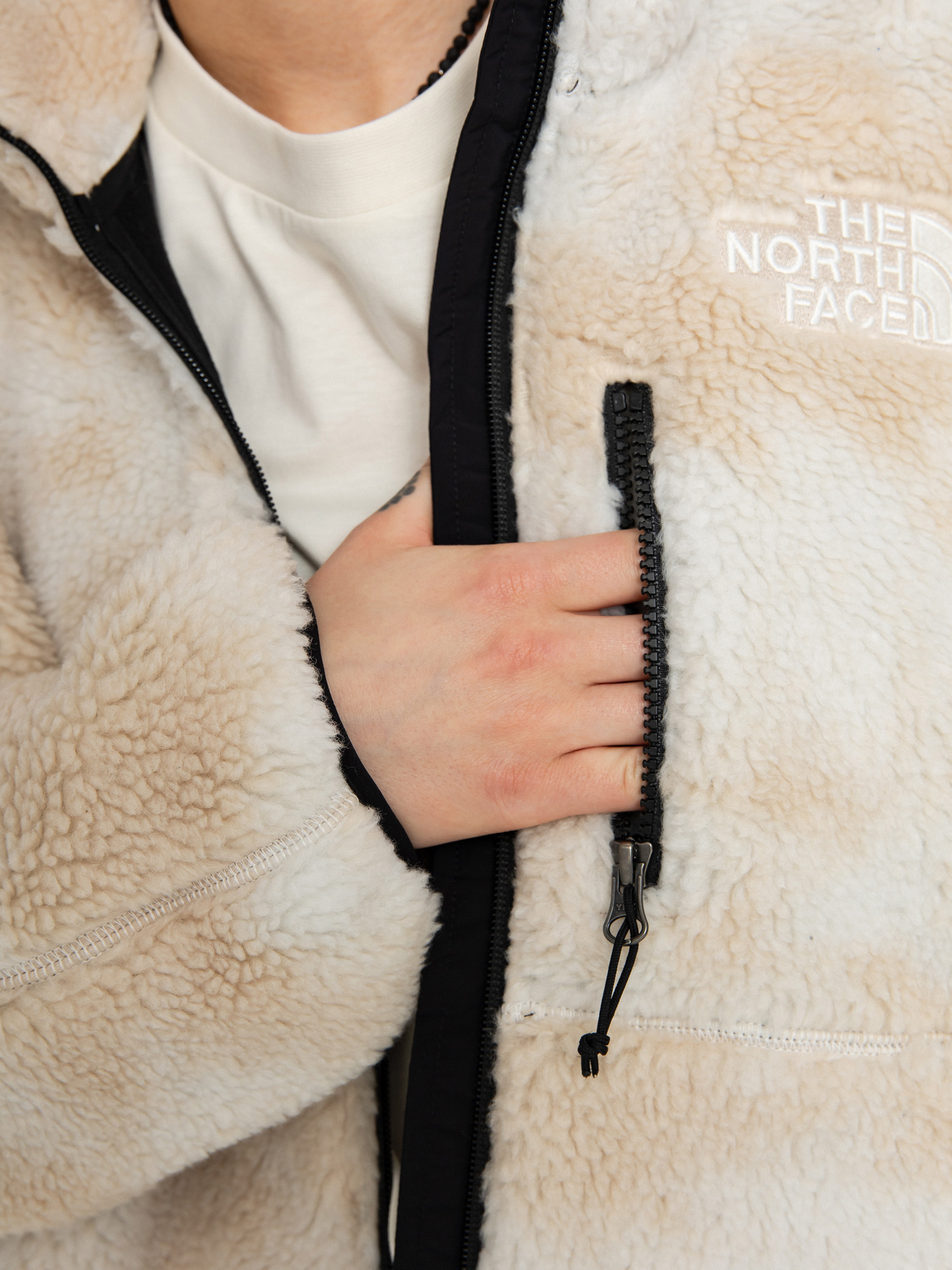 The North Face Denali X Wmn Jacket (white dune low-fi hi-te)