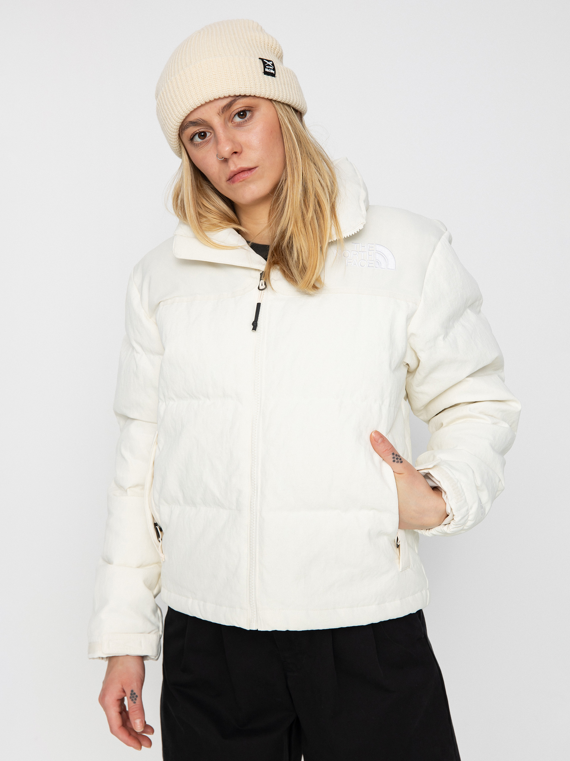 The North Face 92 Ripstop Nuptse Wmn Jacke (white dune)