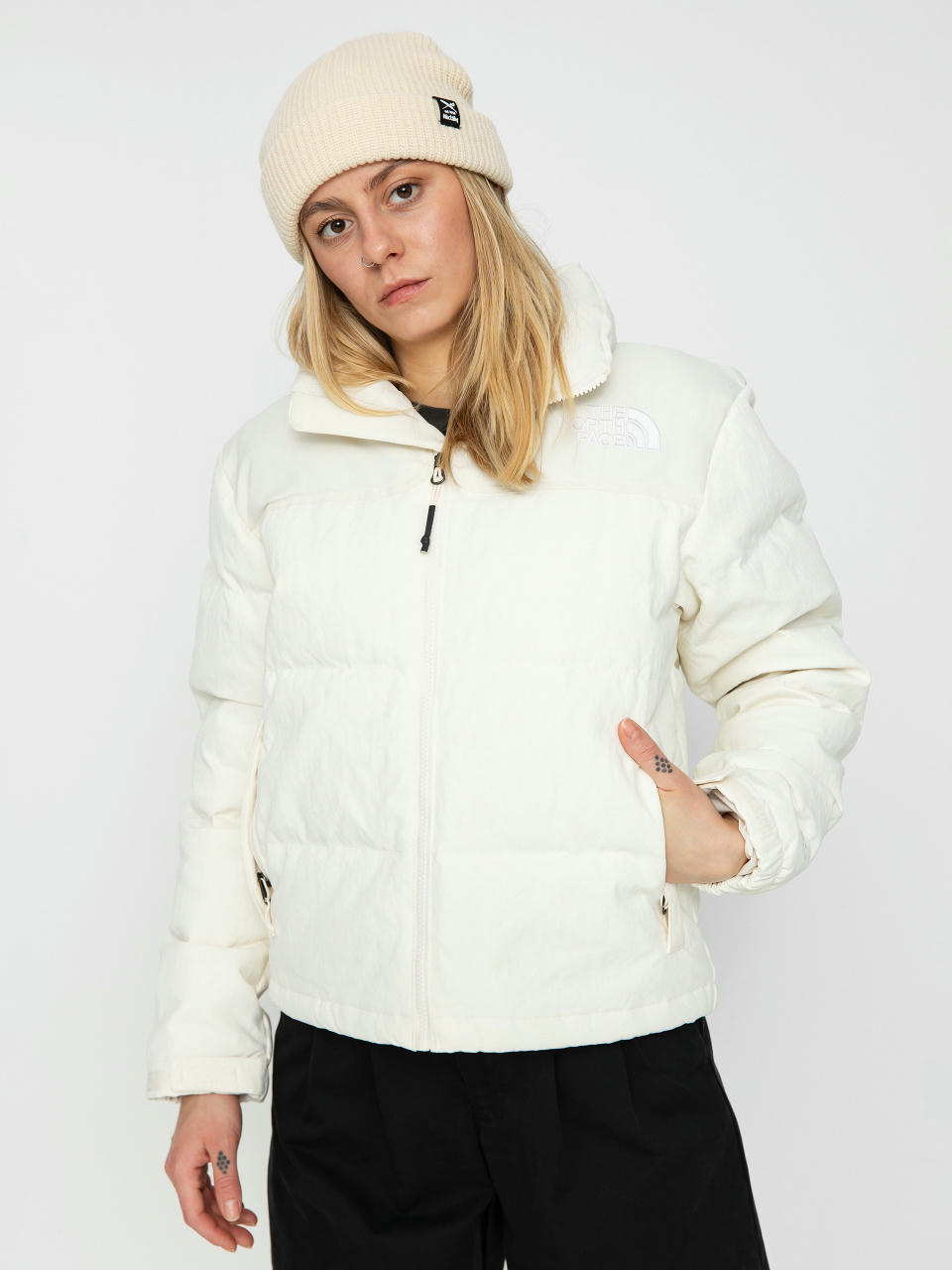 The North Face 92 Ripstop Nuptse Wmn Jacket (white dune)