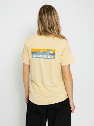 Patagonia Cap Cool Daily Graphic Wmn T-Shirt (boardshort logo sandy melon x-dye)