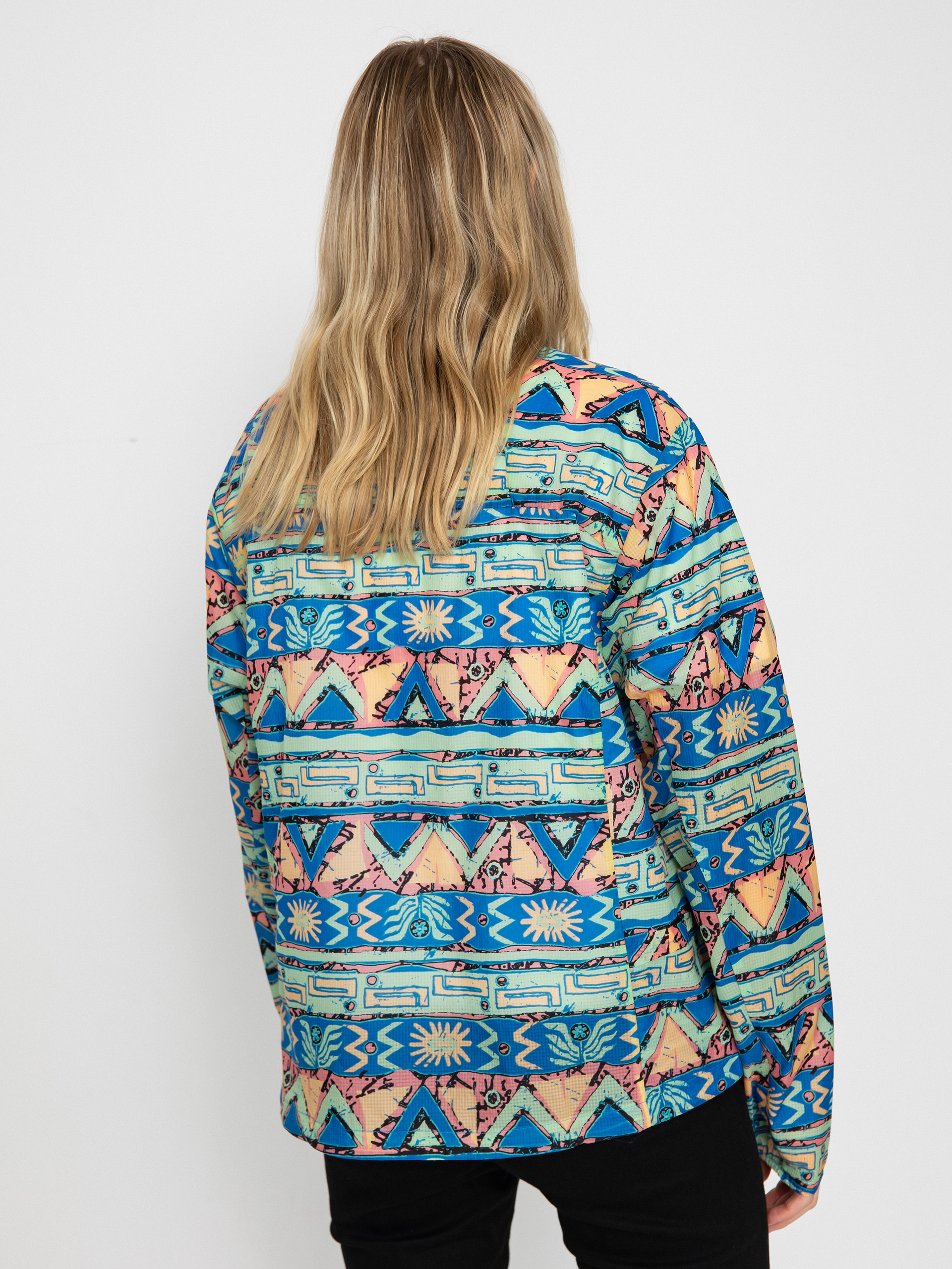 Patagonia Houdini Stash Jacke Wmn (high hopes geo salamander green)