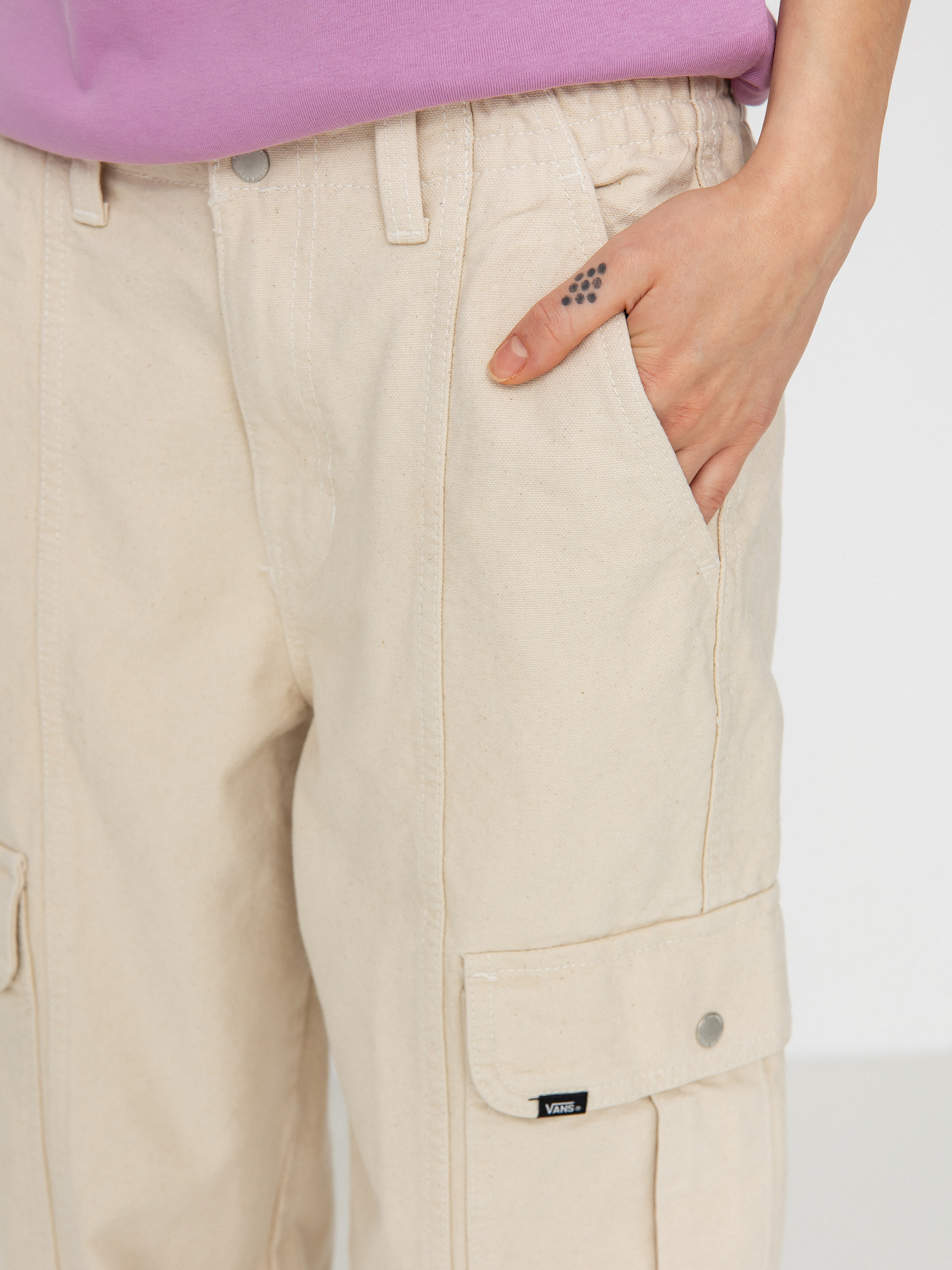 Vans Pants Sidewalk Wmn (natural/natural)