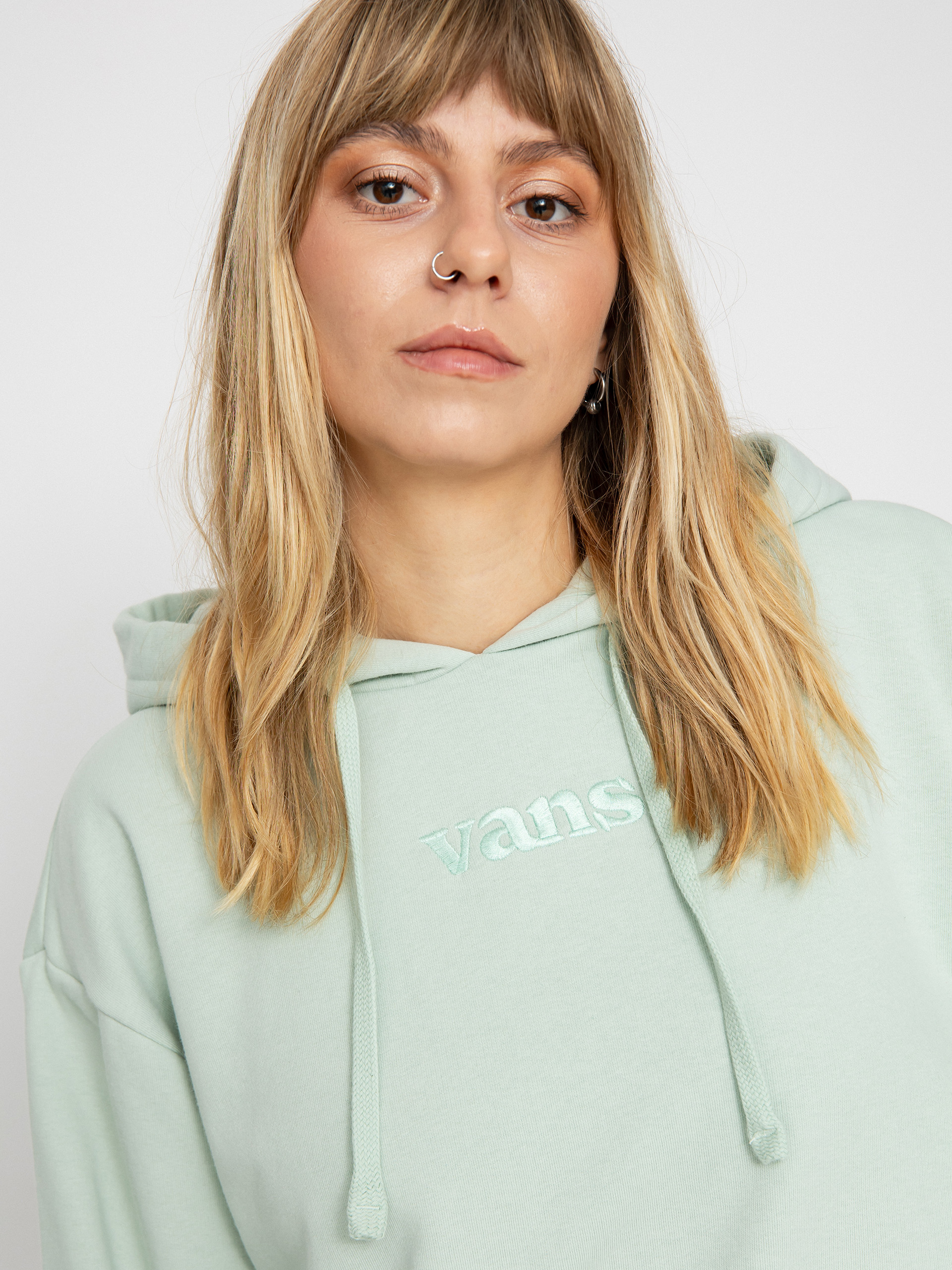 Vans W Essential Ft Rlx HD Wmn Hoodie (pale aqua)