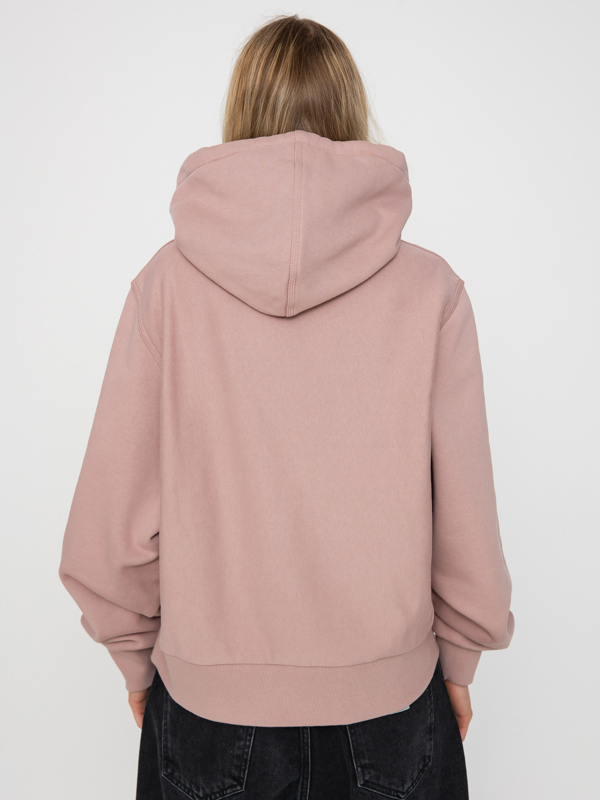 Carhartt WIP American Script HD Wmn Hoodie (glassy pink)
