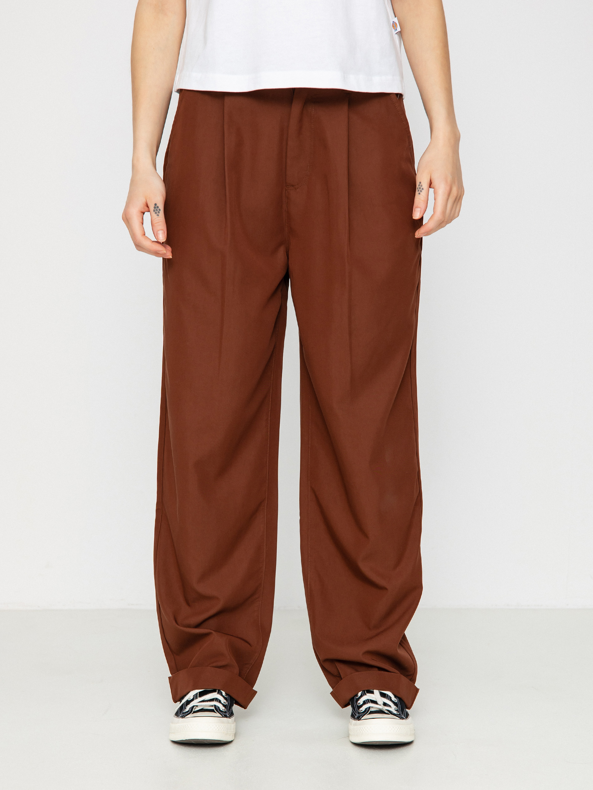 Dickies Elizaville Pants Wmn - brown (dark brown)