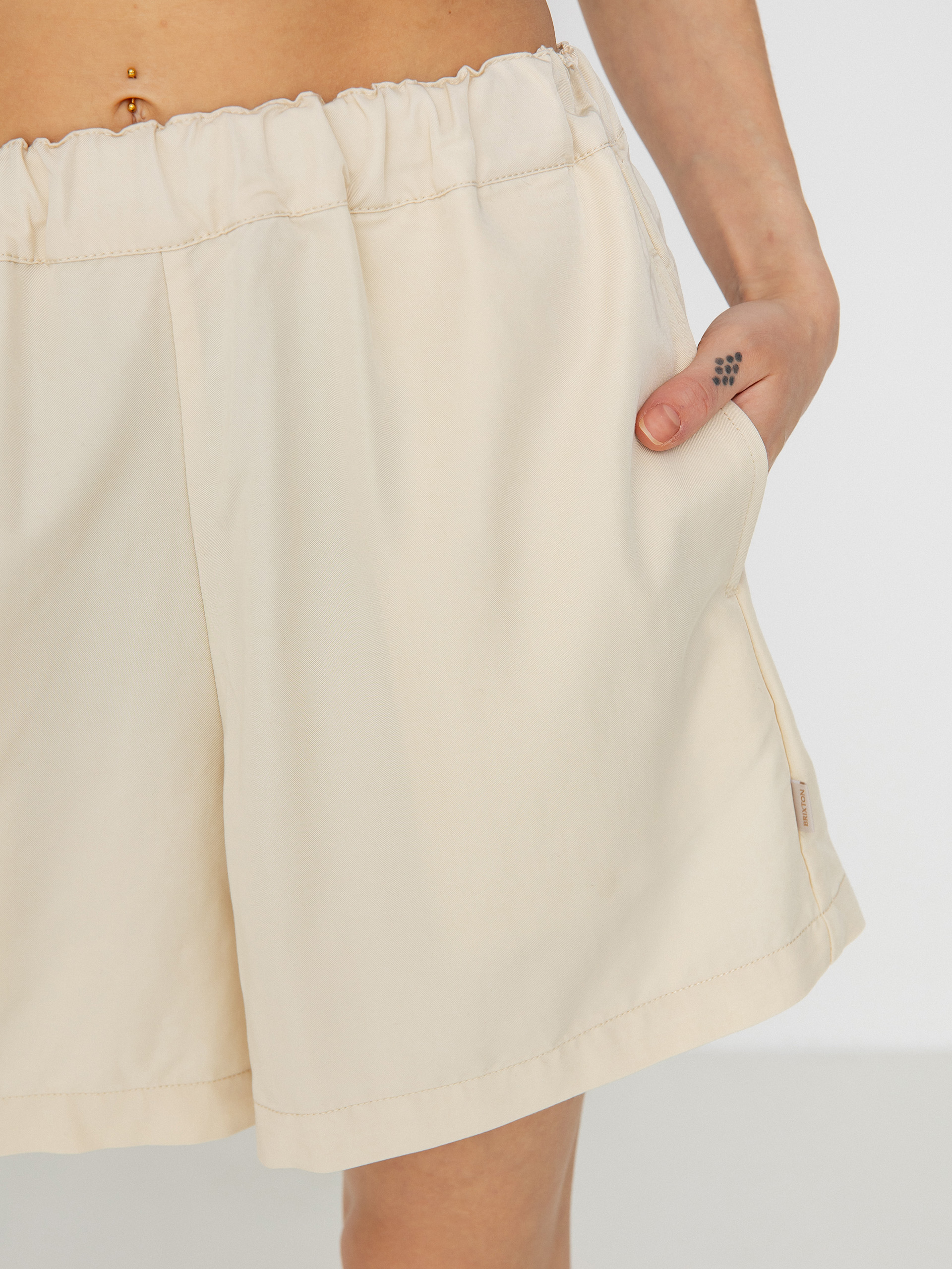 Brixton Polanco Wmn Shorts (white smoke)