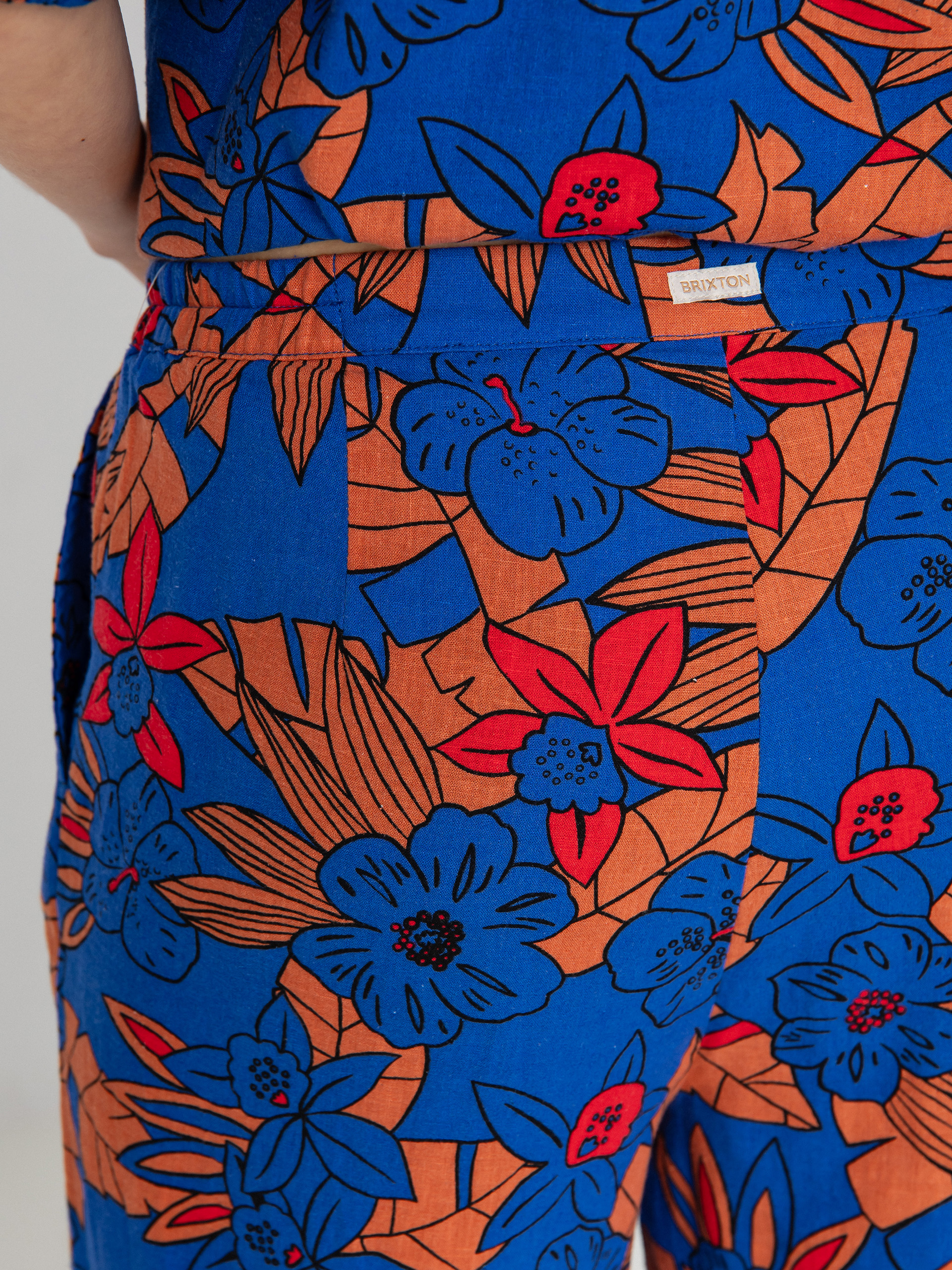 Brixton Mercado Linen Hose Wmn (terracotta)