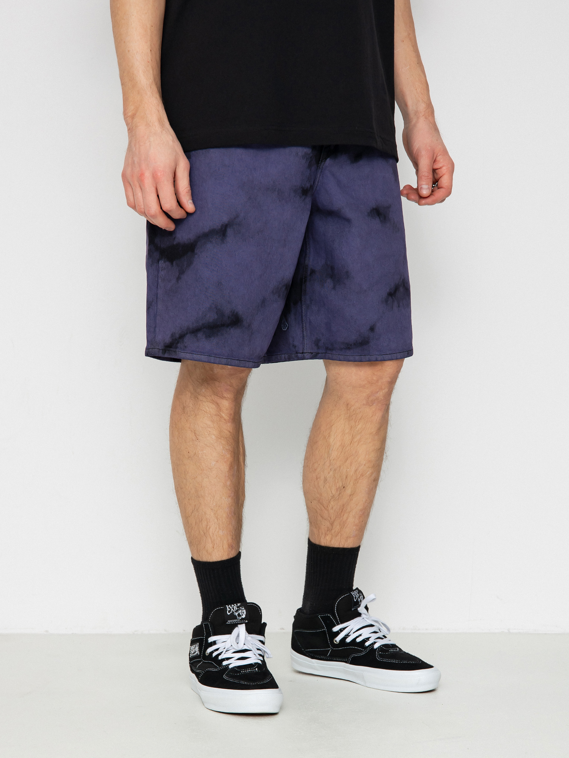Volcom Billow Denim Shorts (deep purple)