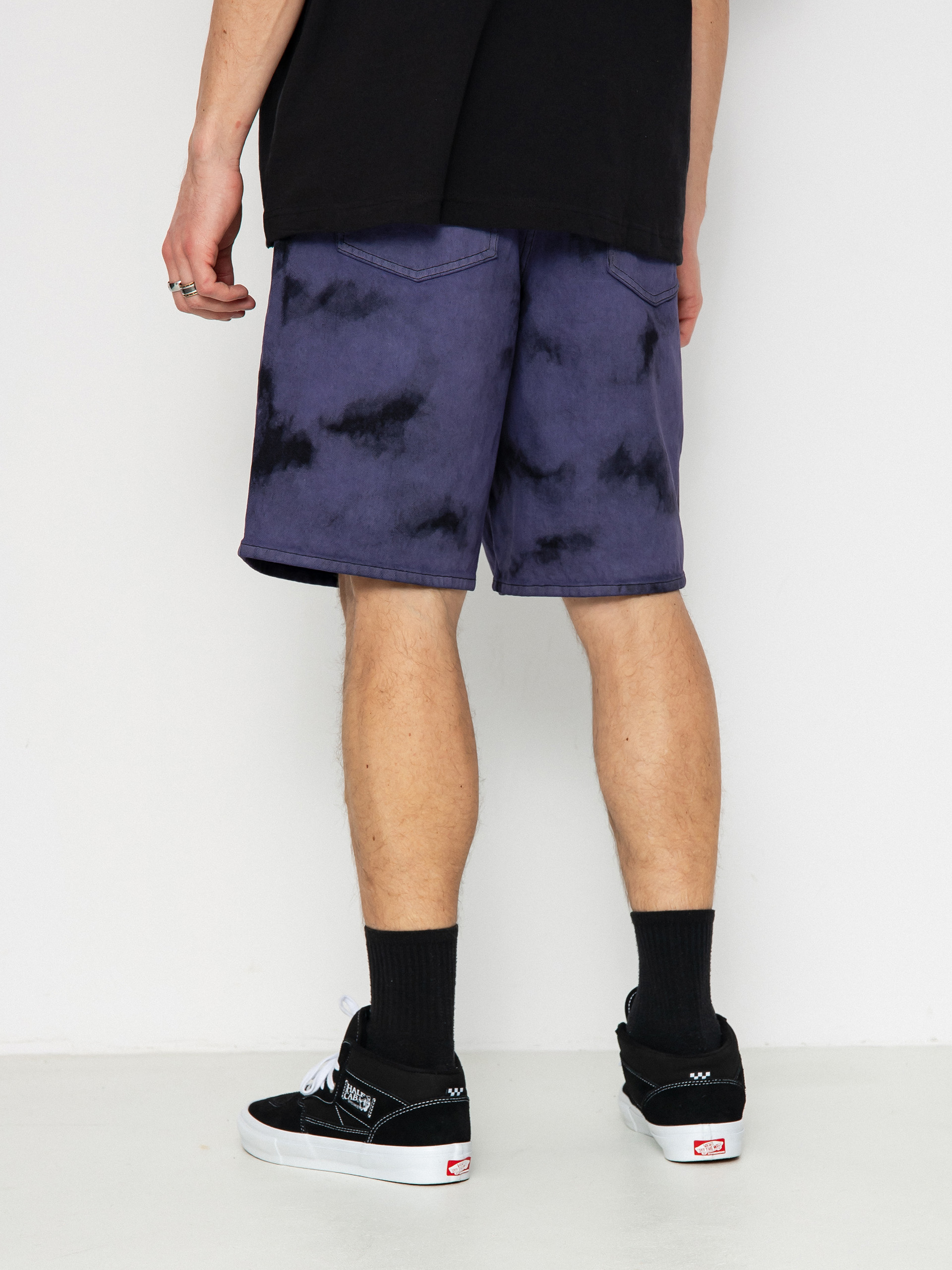 Volcom Billow Denim Shorts (deep purple)