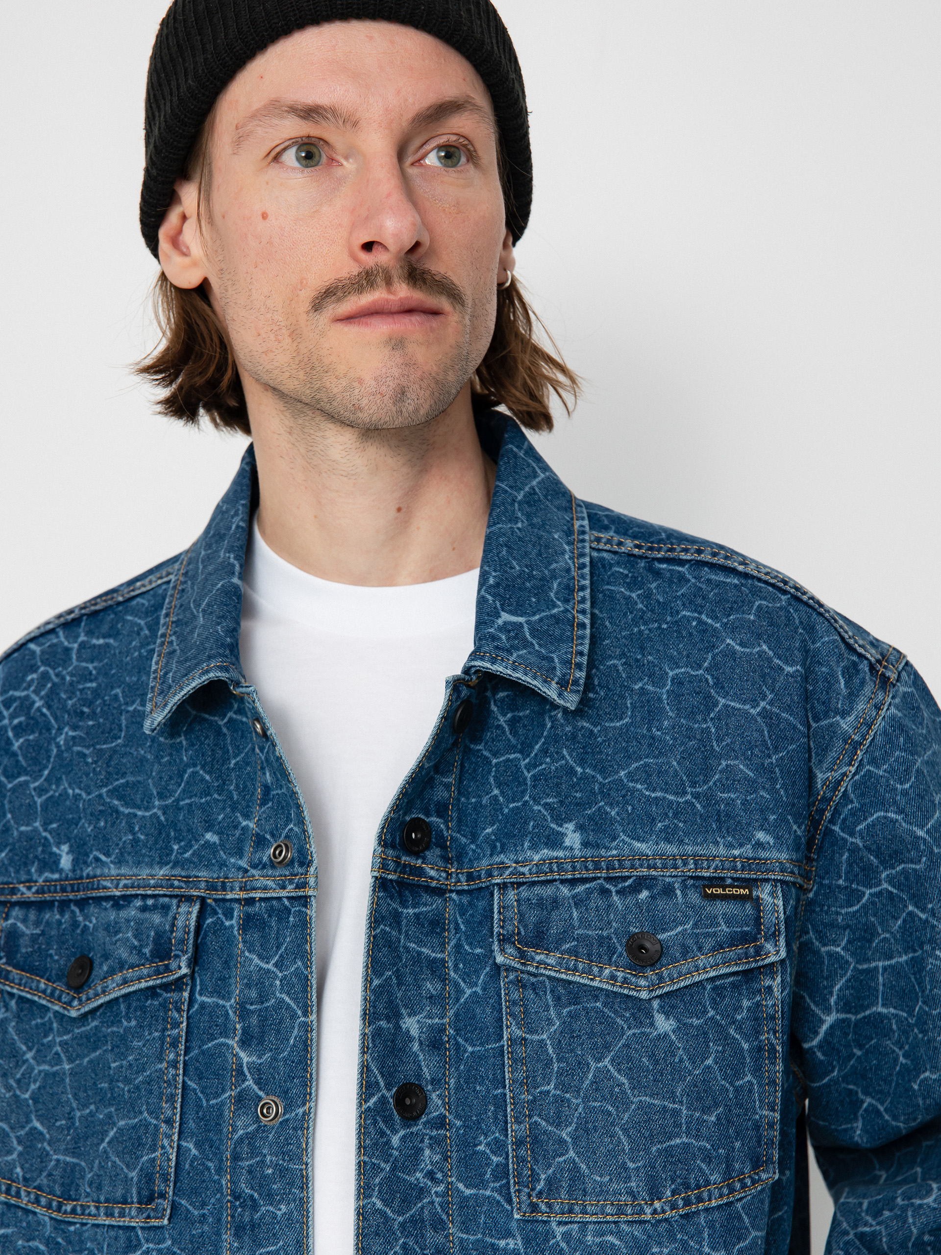 Volcom Fa Tetsunori Denim Jacket - blue (lazer)