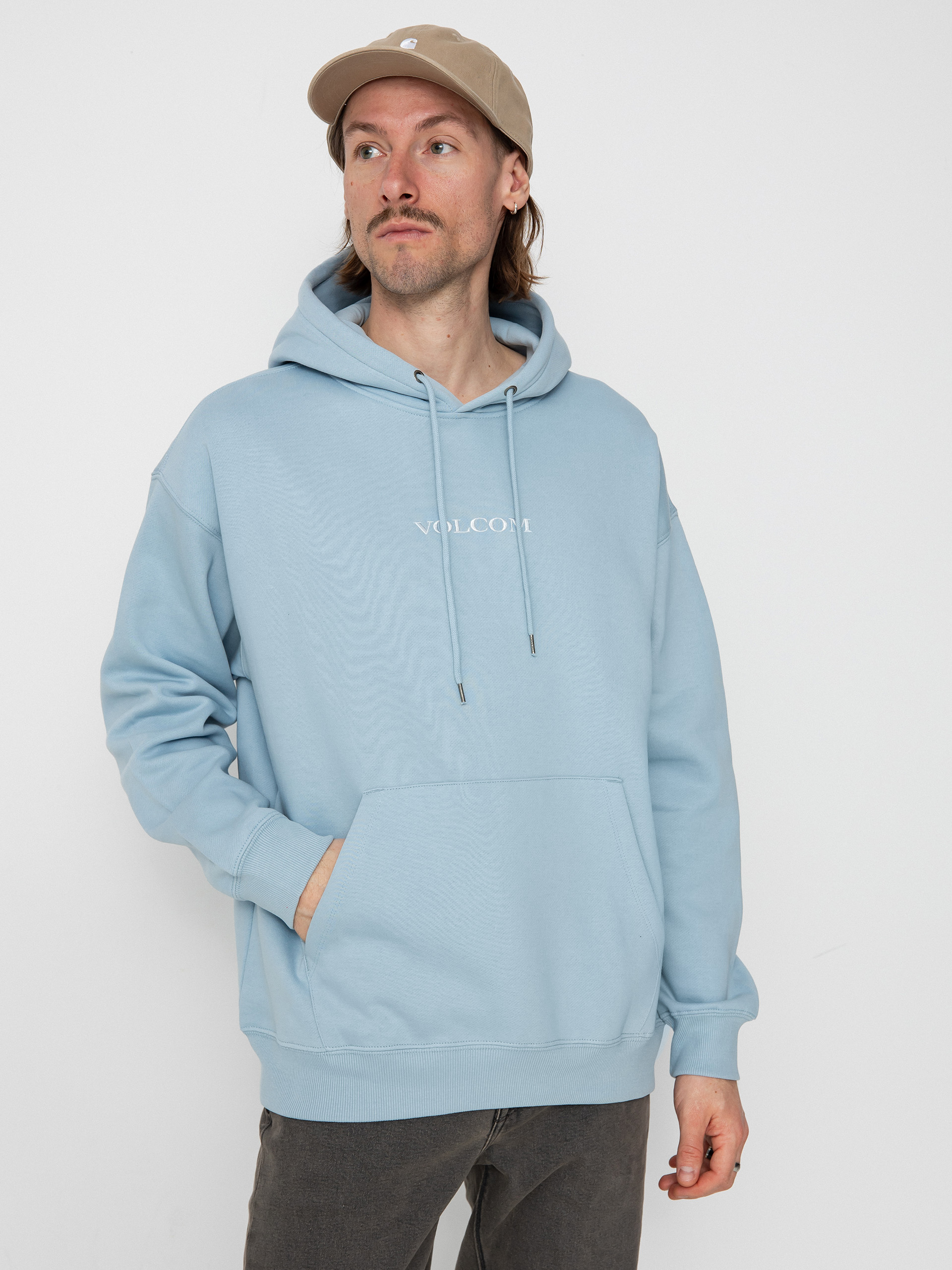 Blue volcom hoodie online